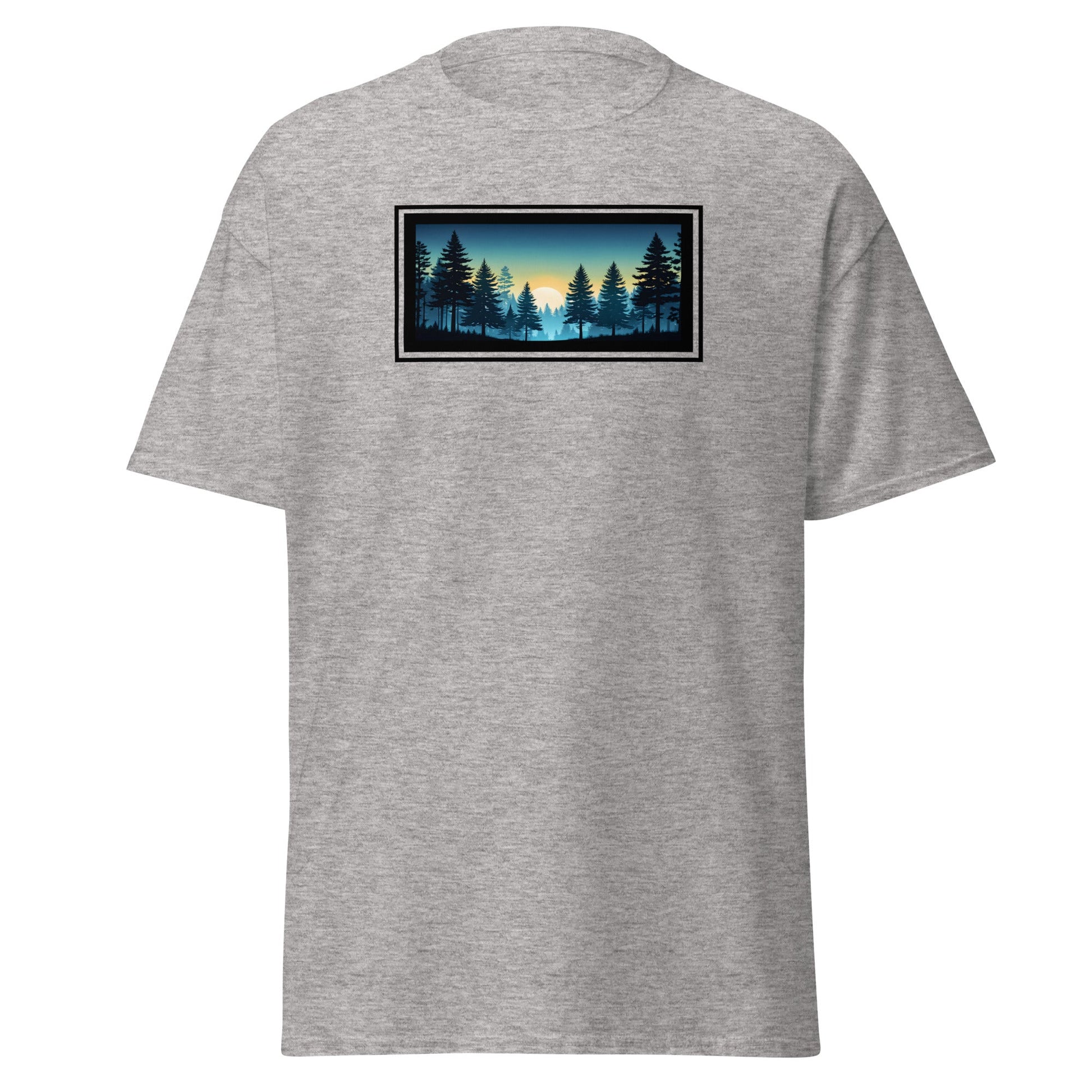 Sunset Forest Outlined Women's (Unisex) Classic Tee - Women's Shirts - Discovery Co.