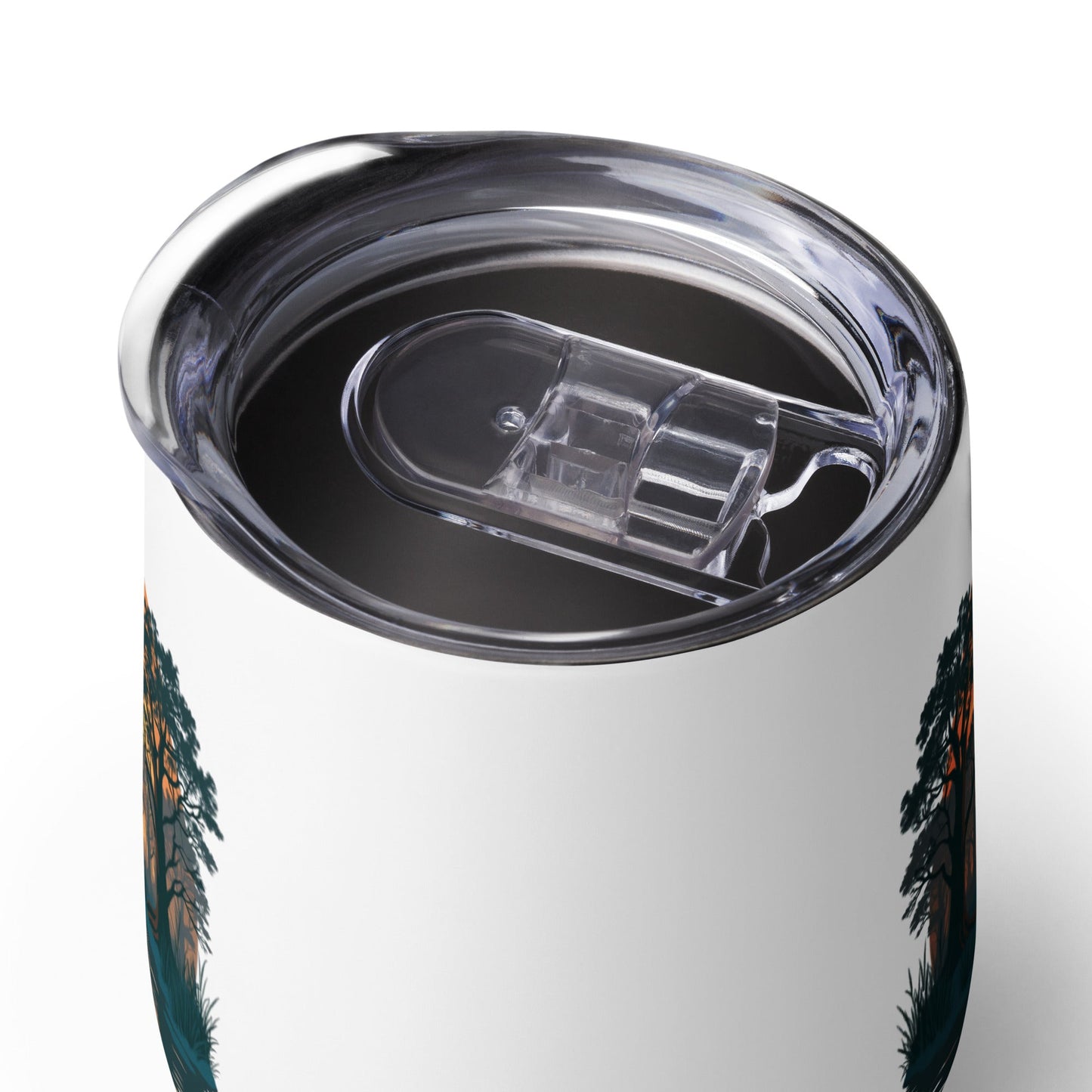 Sunset Heron Stainless Steel Wine Tumbler - Steel Tumbler - Discovery Co.