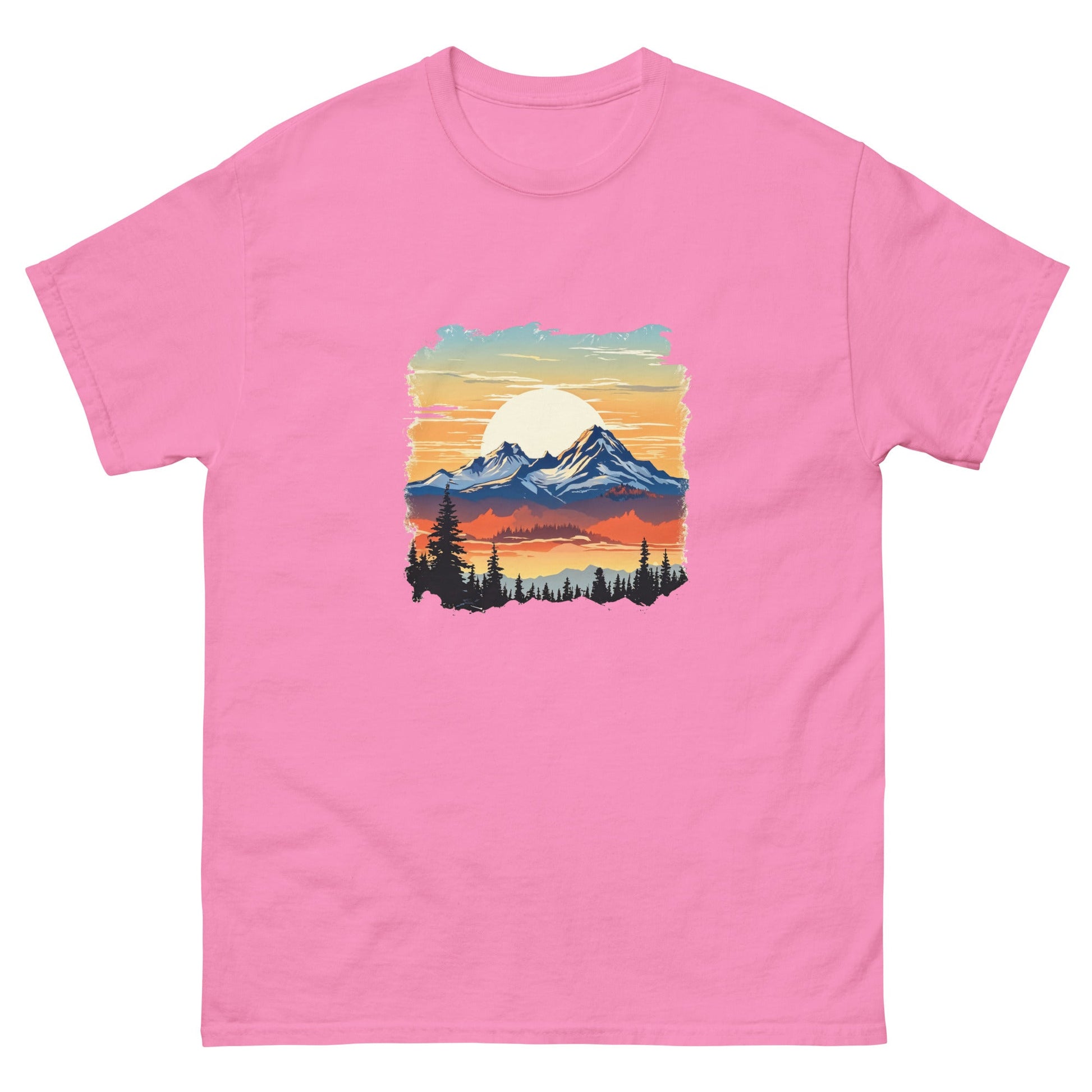 Sunset Mountains Men's Classic Tee - Men's Shirts - Discovery Co.