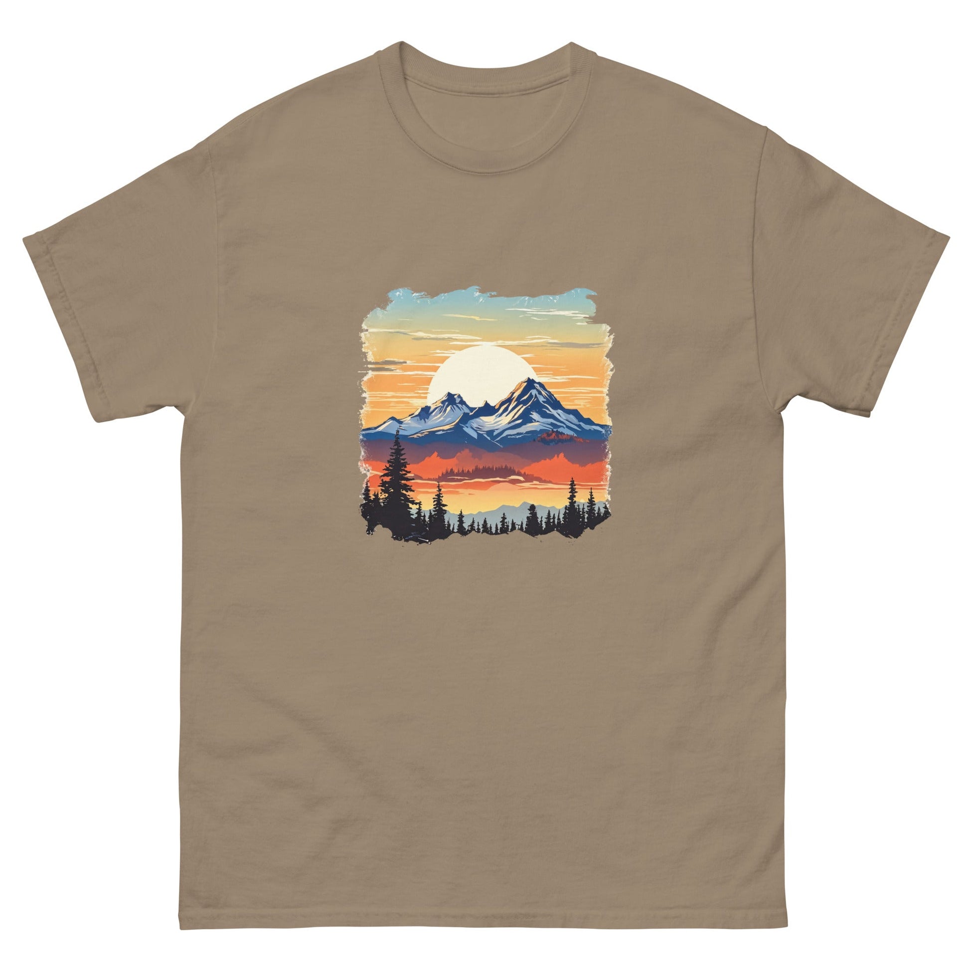 Sunset Mountains Women's Classic Tee - Women's Shirts - Discovery Co.