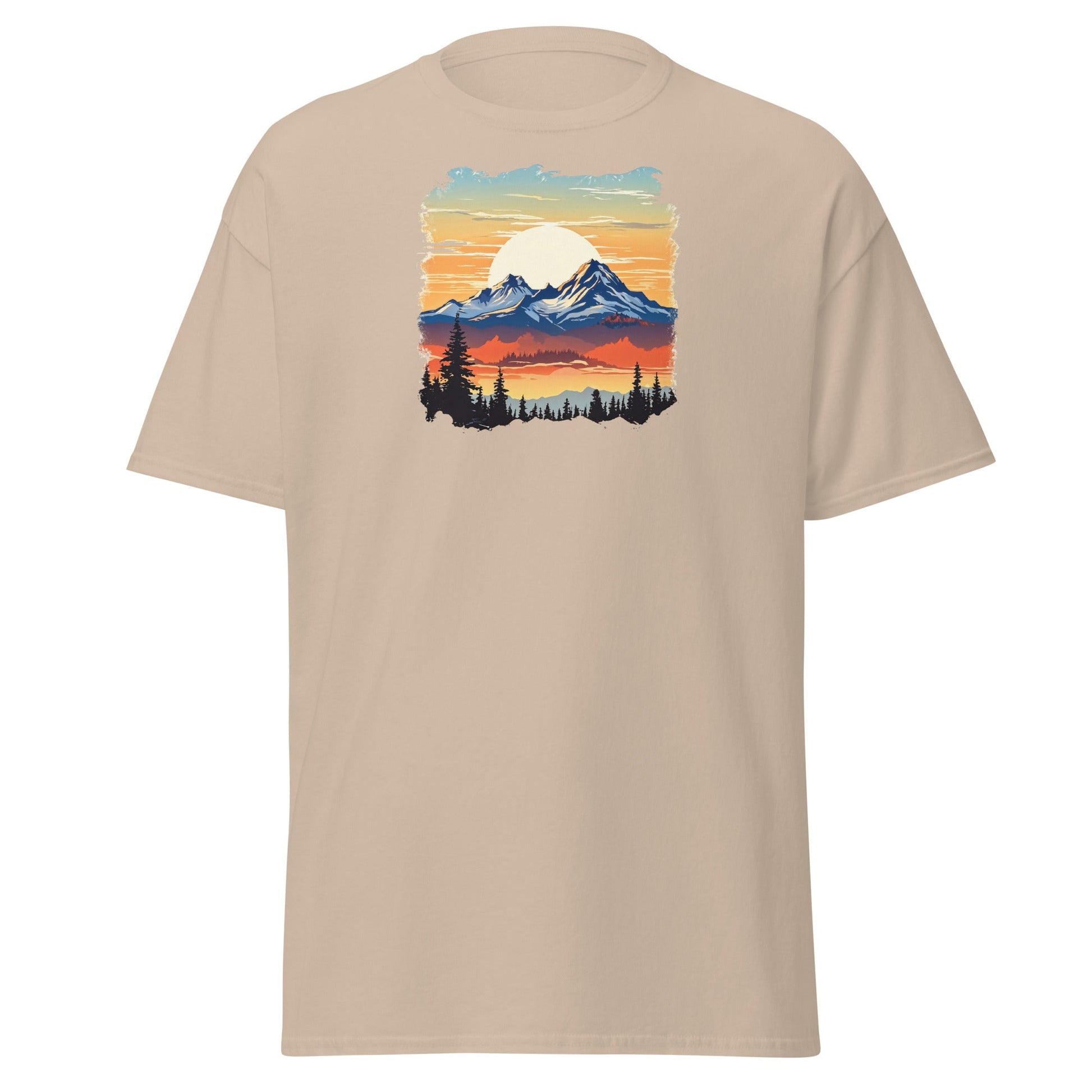 Sunset Mountains Women's (Unisex) Classic Tee - Women's Shirts - Discovery Co.