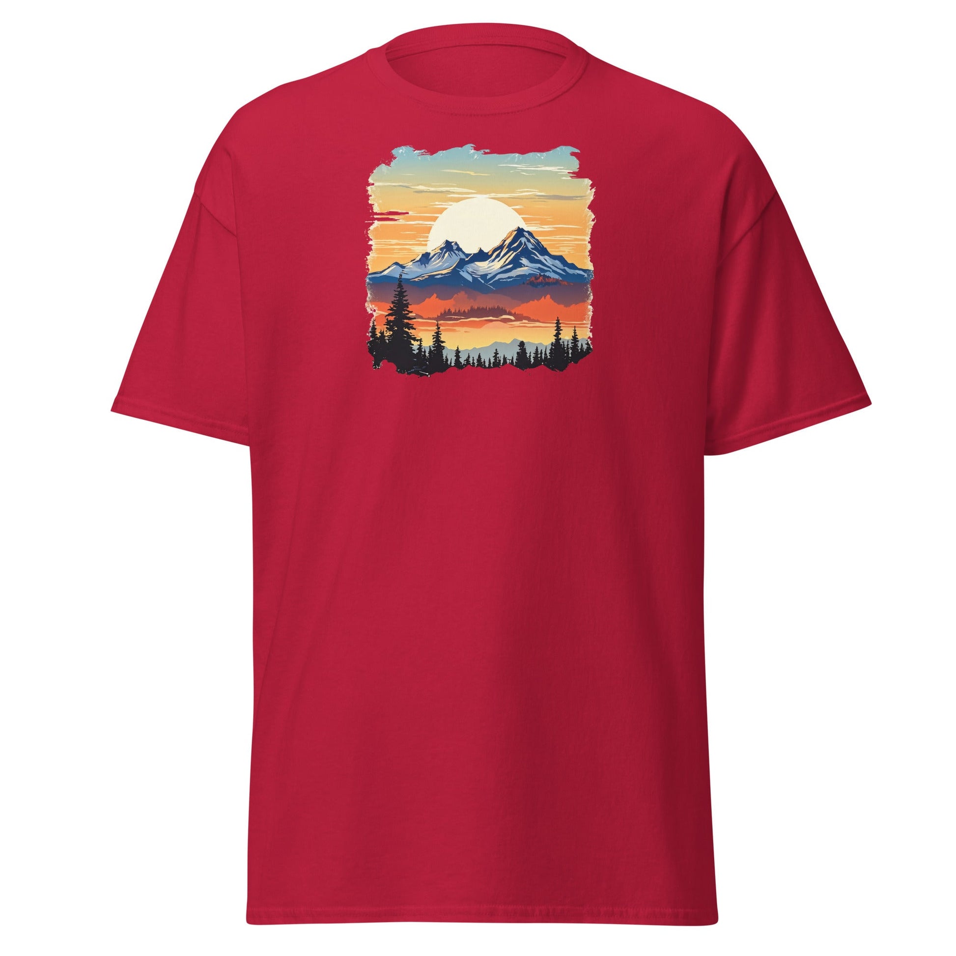 Sunset Mountains Women's (Unisex) Classic Tee - Women's Shirts - Discovery Co.
