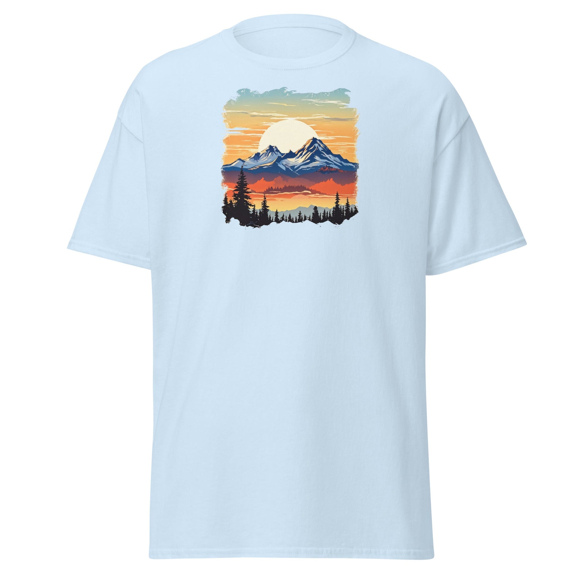 Sunset Mountains Women's (Unisex) Classic Tee - Women's Shirts - Discovery Co.