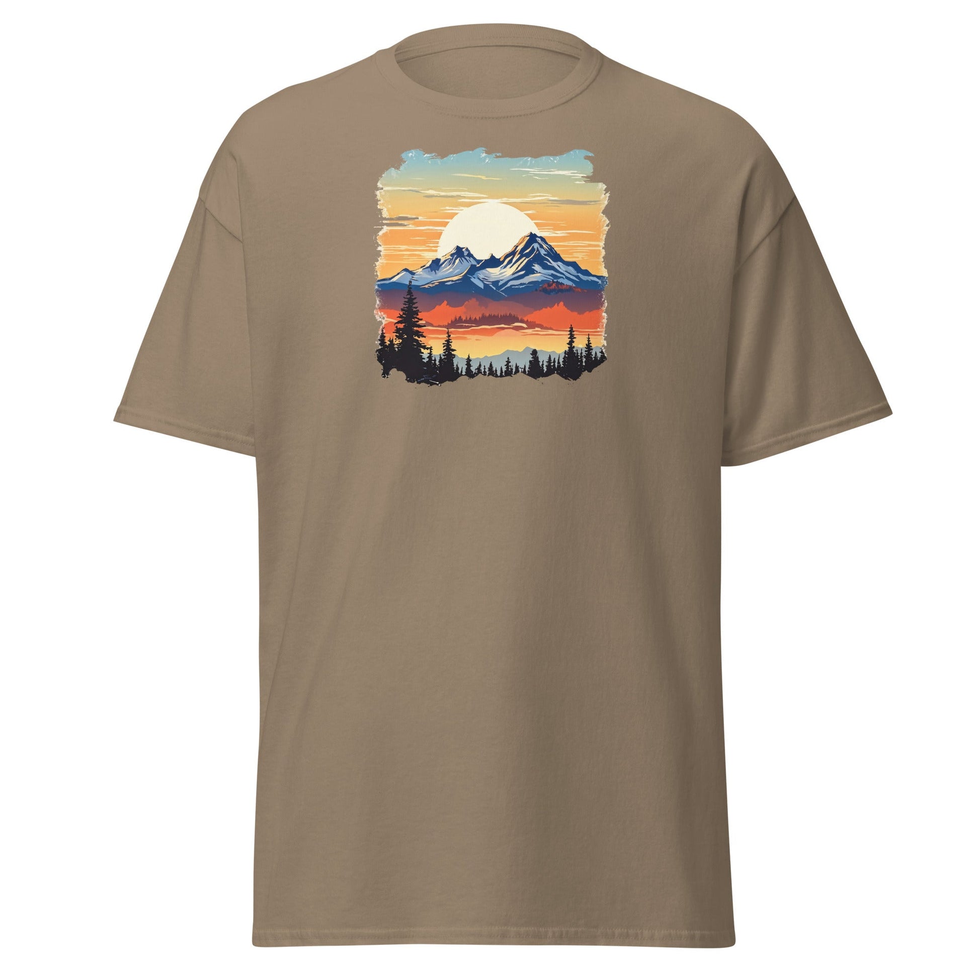 Sunset Mountains Women's (Unisex) Classic Tee - Women's Shirts - Discovery Co.