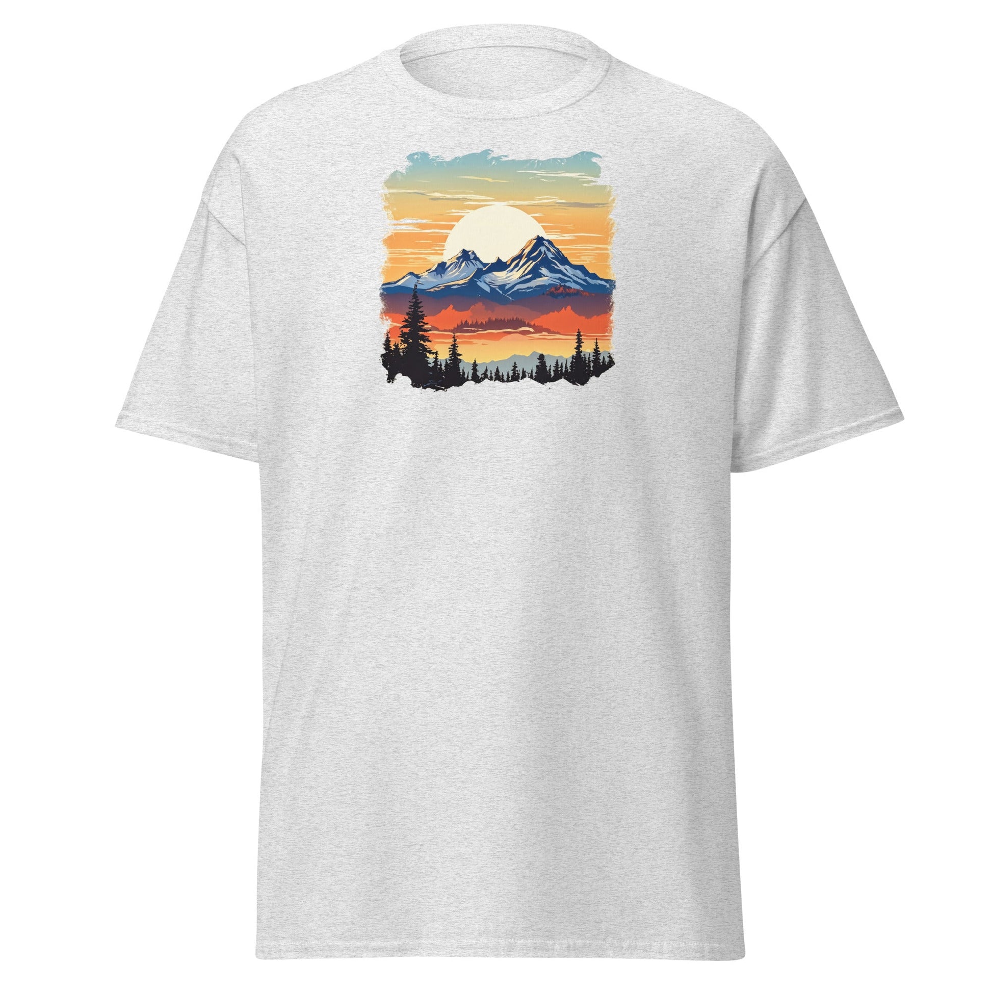 Sunset Mountains Women's (Unisex) Classic Tee - Women's Shirts - Discovery Co.