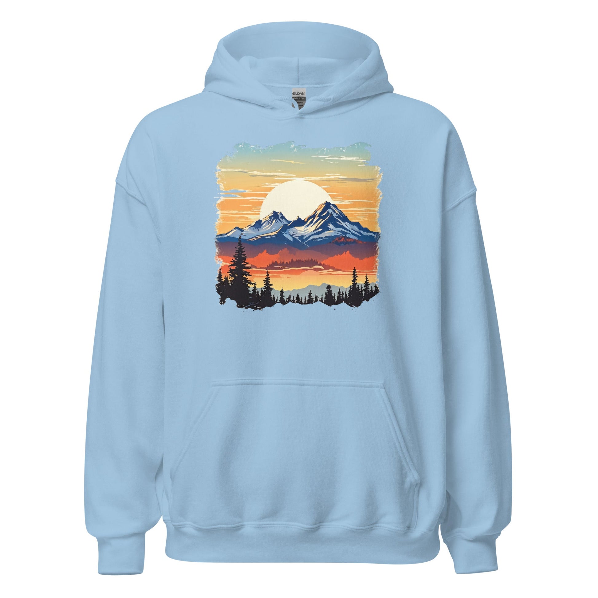 Sunset Mountains Women's (Unisex) Hoodie - Hoodies - Discovery Co.