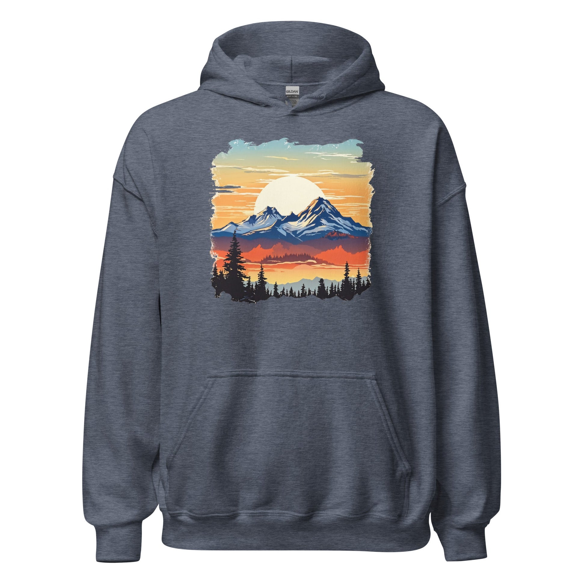 Sunset Mountains Women's (Unisex) Hoodie - Hoodies - Discovery Co.