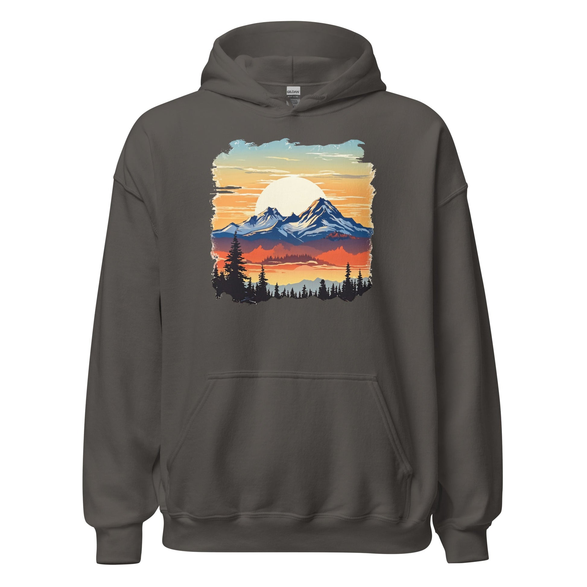 Sunset Mountains Women's (Unisex) Hoodie - Hoodies - Discovery Co.