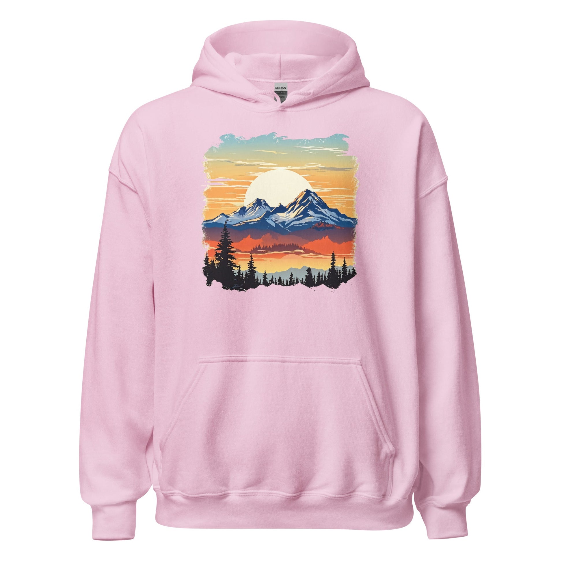Sunset Mountains Women's (Unisex) Hoodie - Hoodies - Discovery Co.