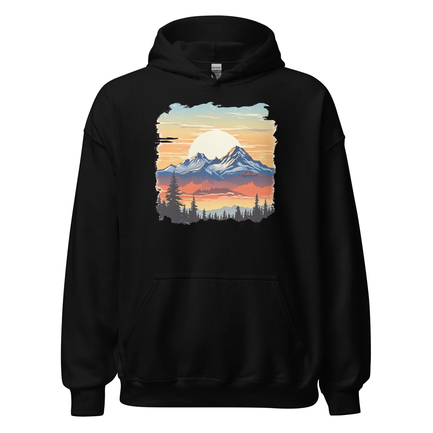 Sunset Mountains Women's (Unisex) Hoodie - Hoodies - Discovery Co.