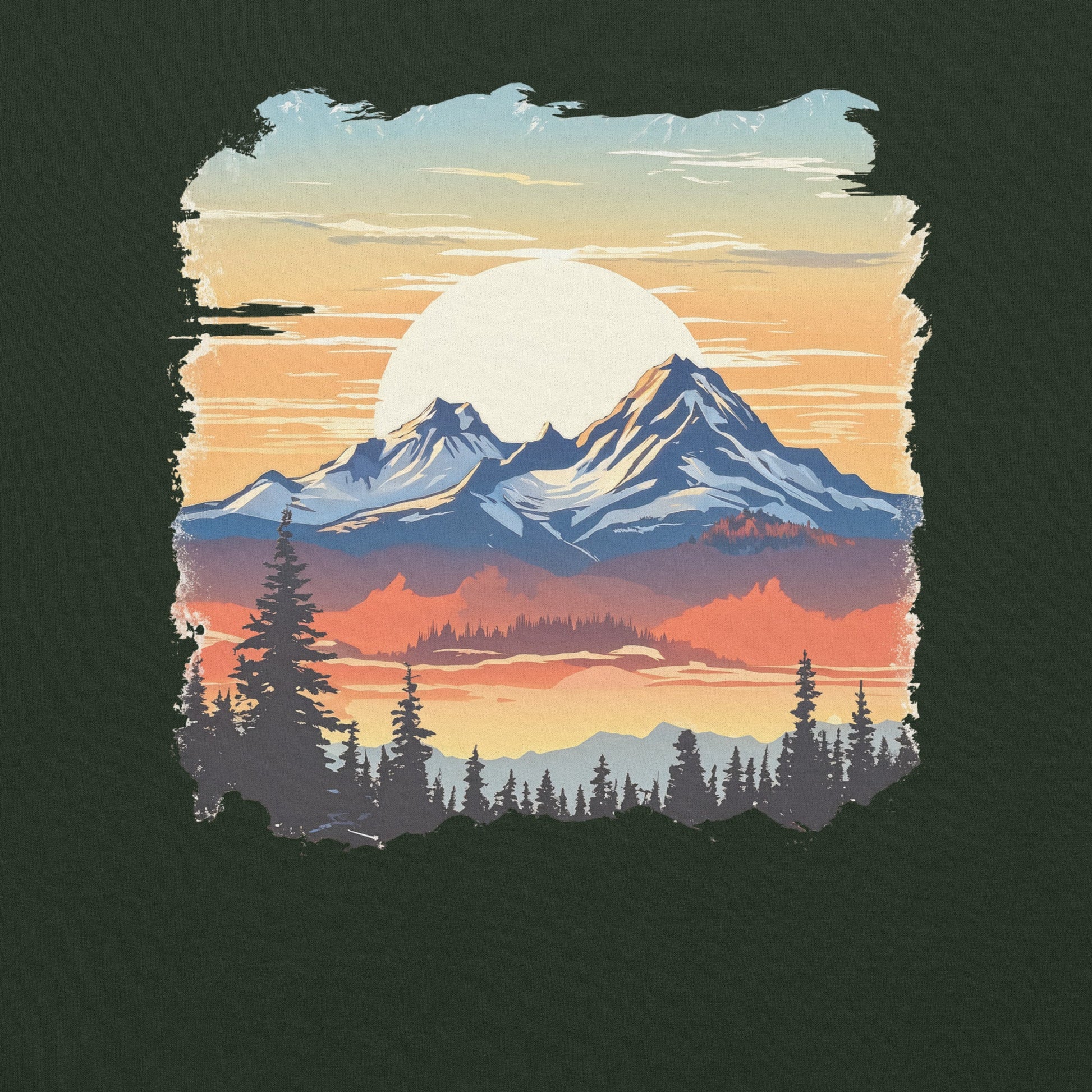Sunset Mountains Women's (Unisex) Hoodie - Hoodies - Discovery Co.