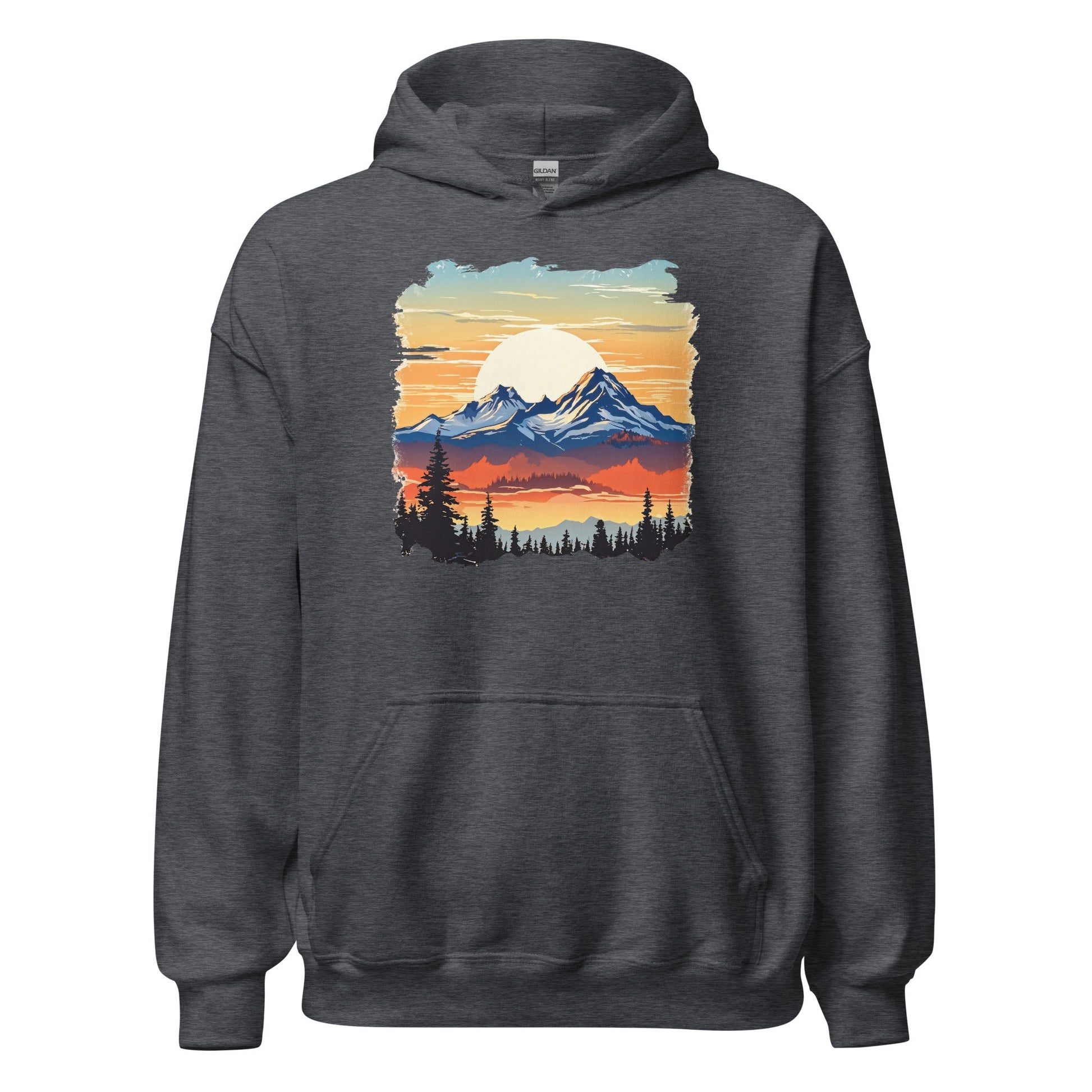 Sunset Mountains Women's (Unisex) Hoodie - Hoodies - Discovery Co.