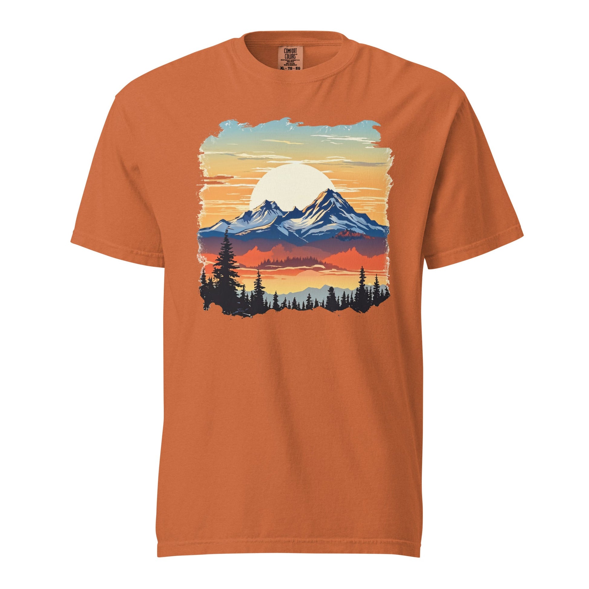 Sunset Mountains Women's (Unisex) Premium Tee - Women's Shirts - Discovery Co.