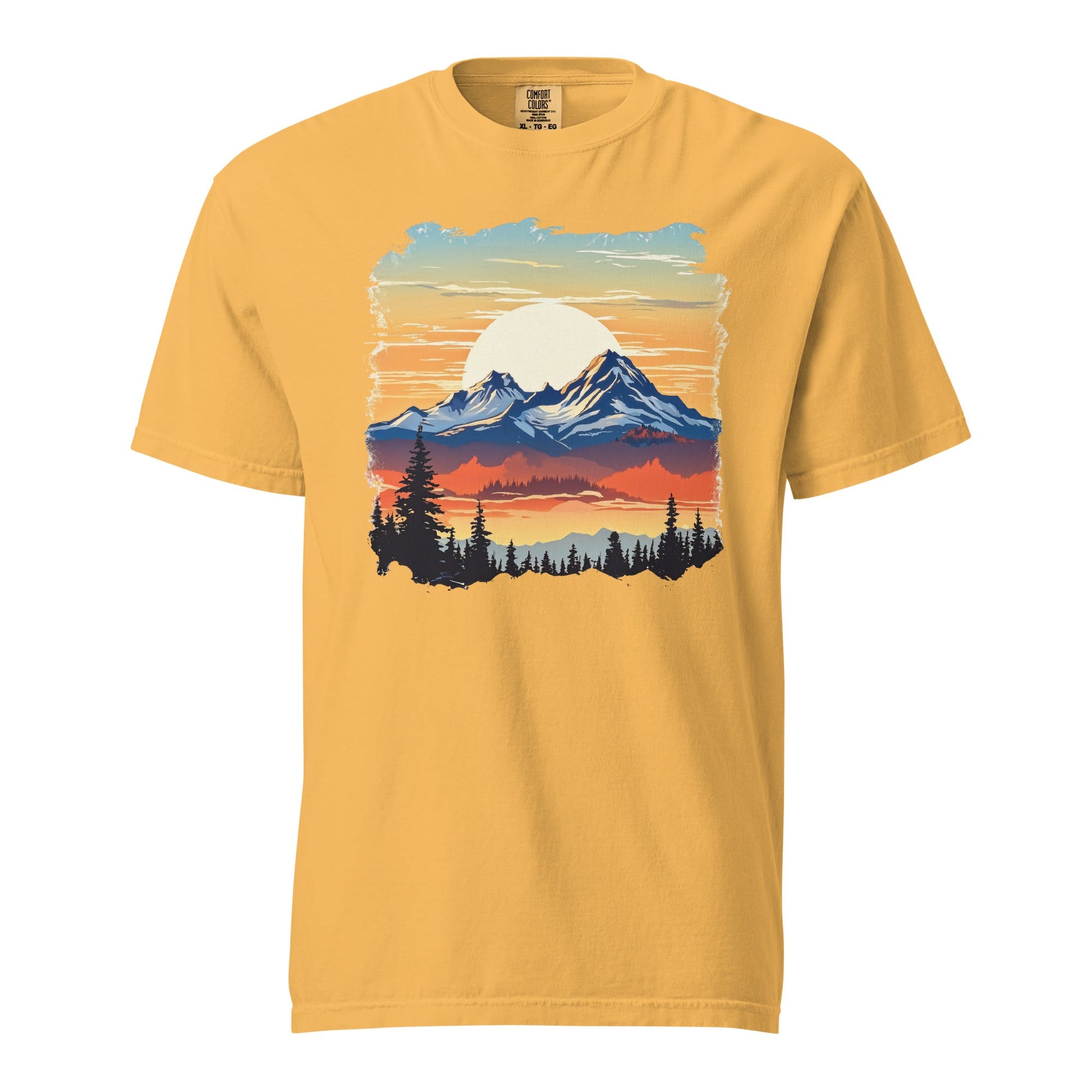 Sunset Mountains Women's (Unisex) Premium Tee - Women's Shirts - Discovery Co.