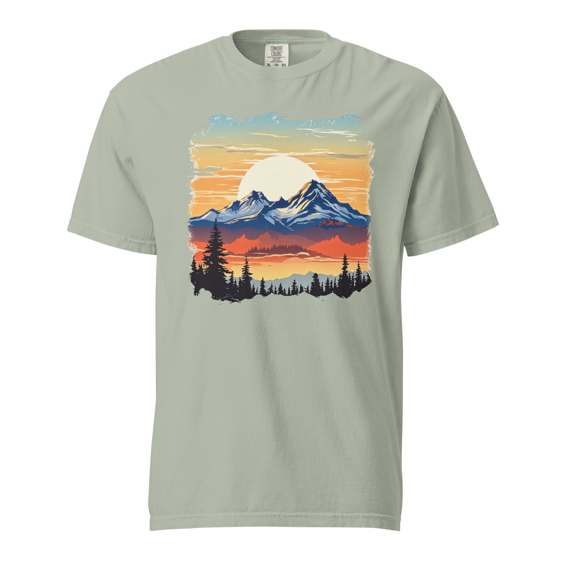 Sunset Mountains Women's (Unisex) Premium Tee - Women's Shirts - Discovery Co.
