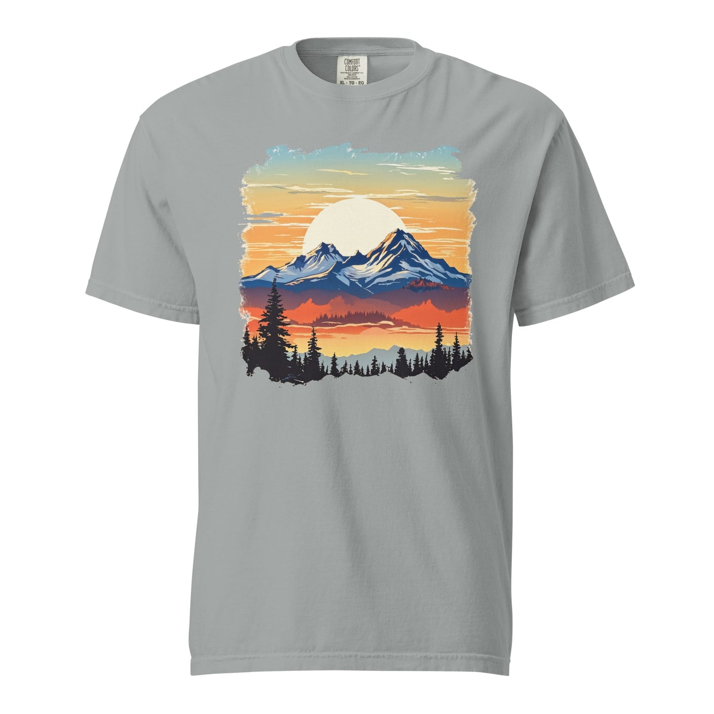 Sunset Mountains Women's (Unisex) Premium Tee - Women's Shirts - Discovery Co.