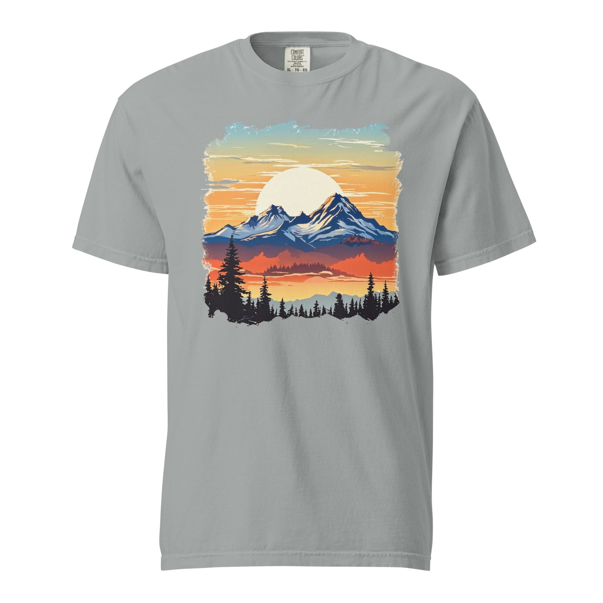 Sunset Mountains Women's (Unisex) Premium Tee - Women's Shirts - Discovery Co.
