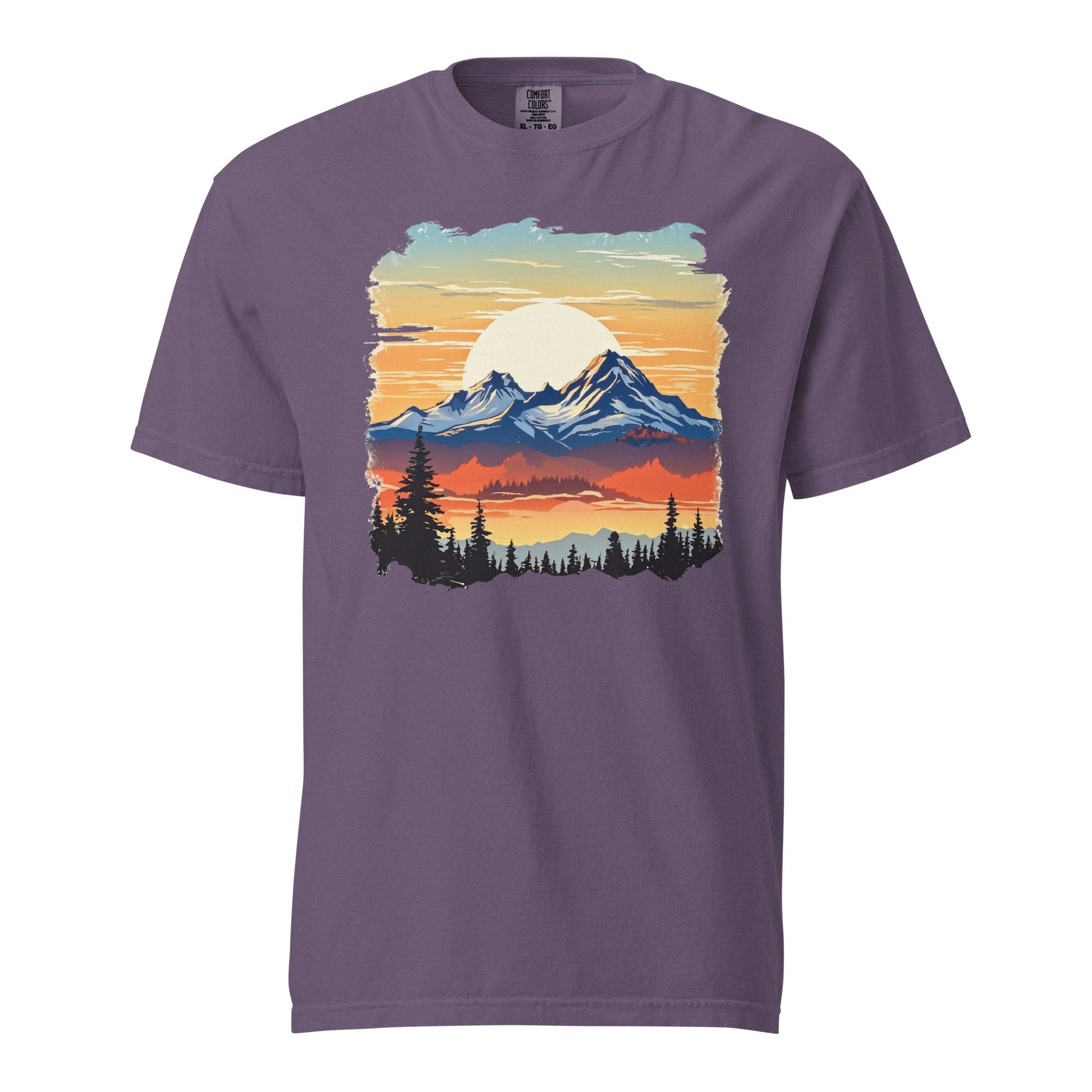 Sunset Mountains Women's (Unisex) Premium Tee - Women's Shirts - Discovery Co.