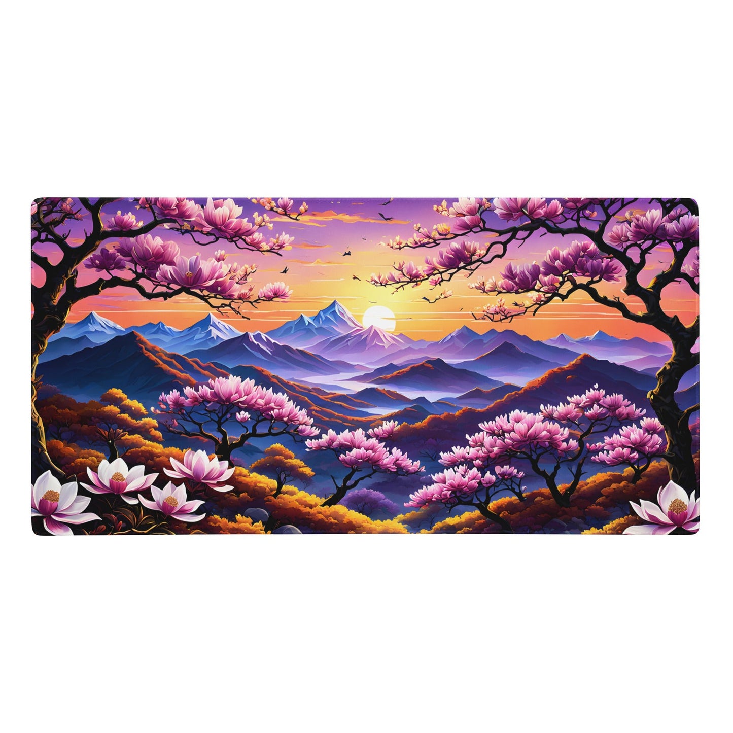 Sunset Over Pink Landscape II Gaming Mouse Pad - Mouse Pads - Discovery Co.