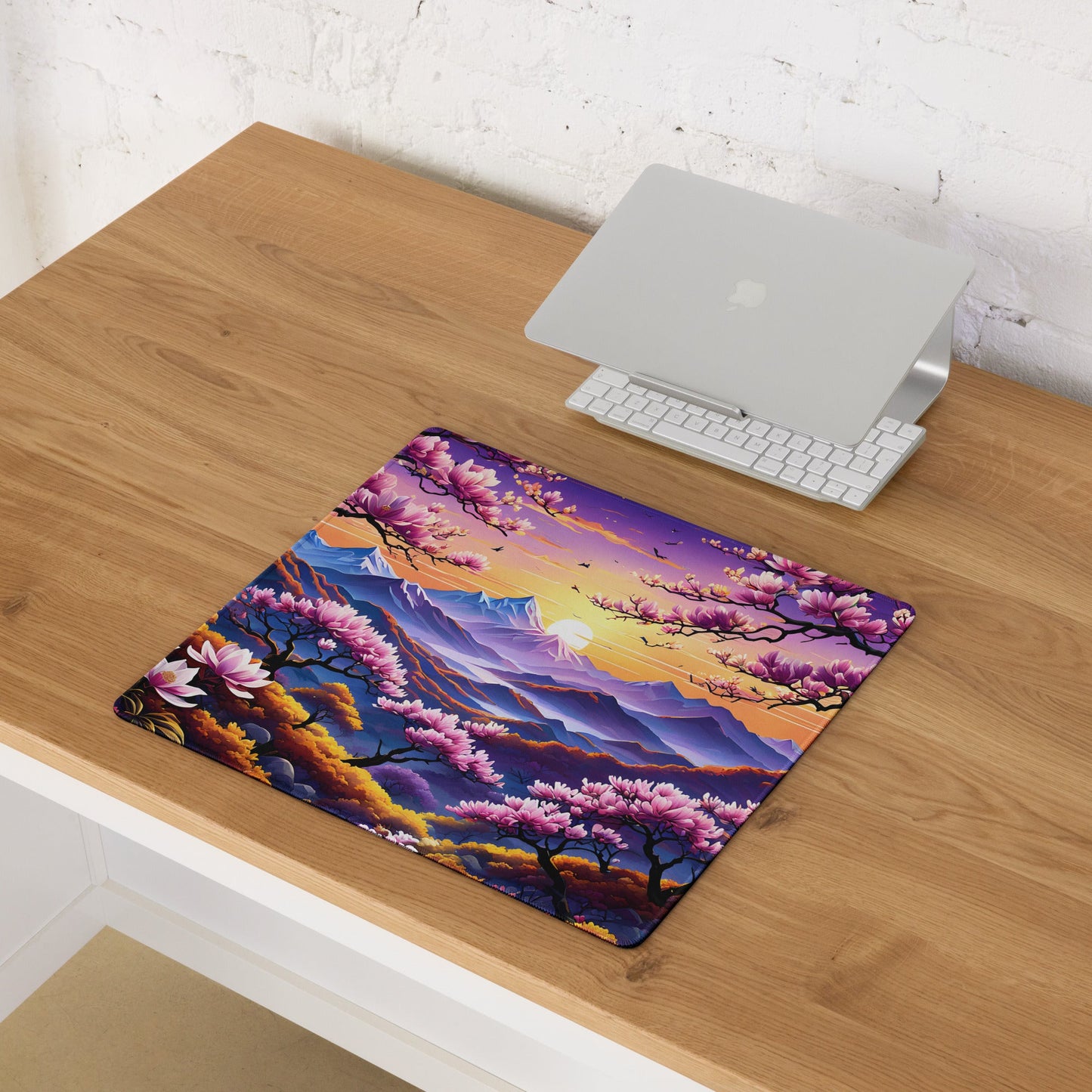 Sunset Over Pink Landscape II Gaming Mouse Pad - Mouse Pads - Discovery Co.