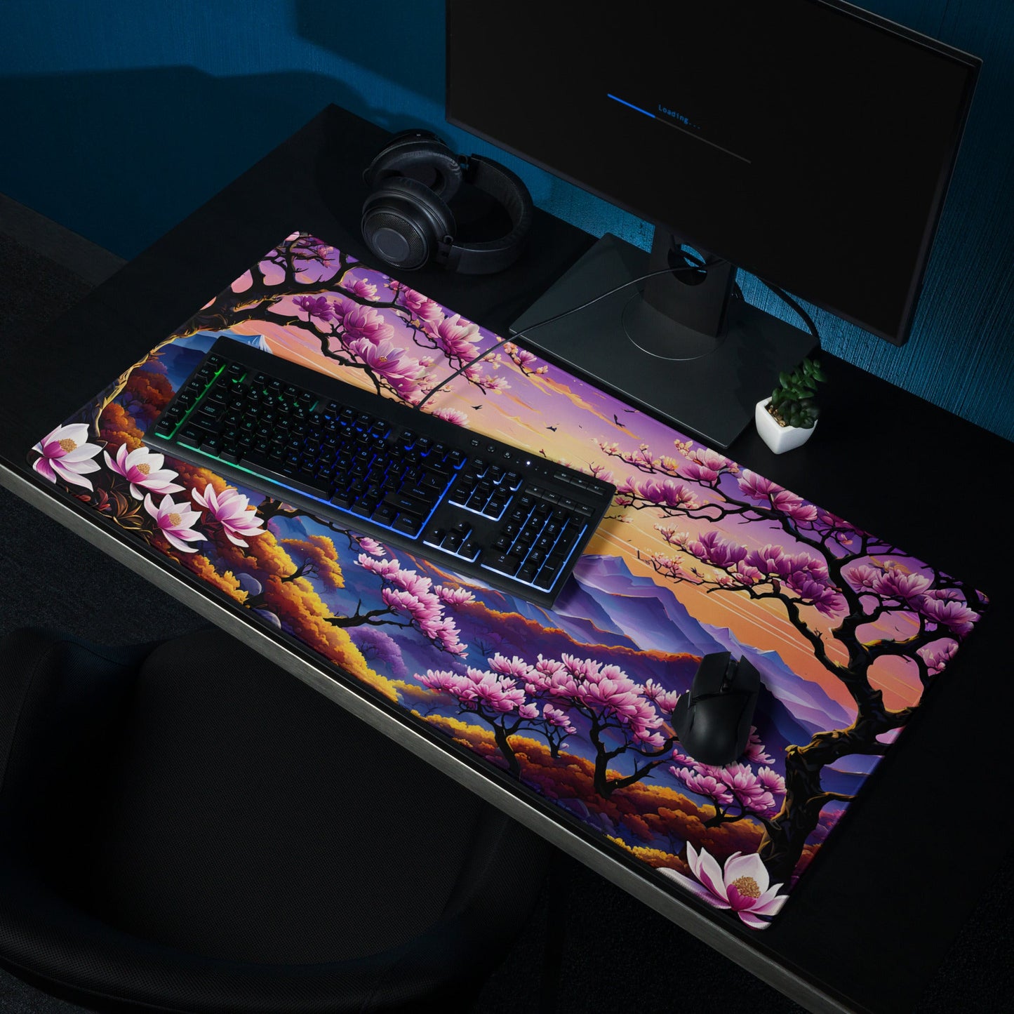 Sunset Over Pink Landscape II Gaming Mouse Pad - Mouse Pads - Discovery Co.