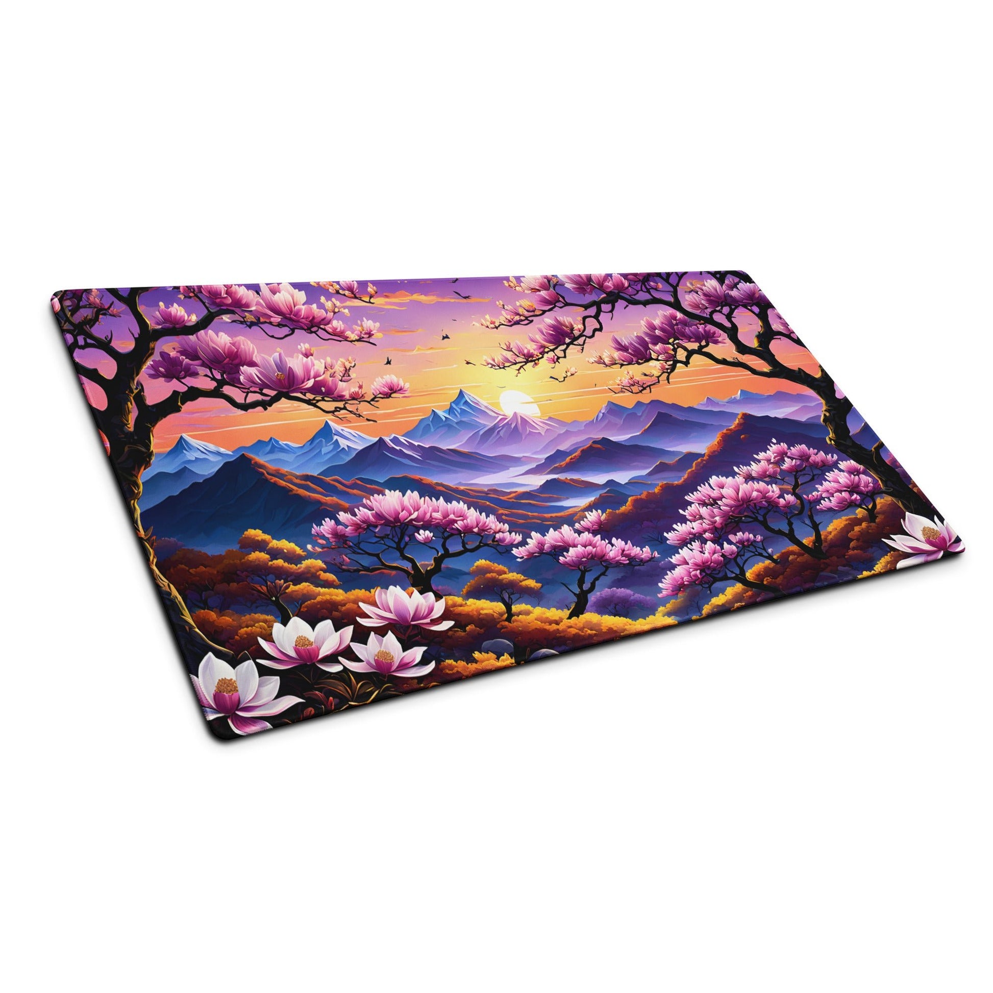 Sunset Over Pink Landscape II Gaming Mouse Pad - Mouse Pads - Discovery Co.