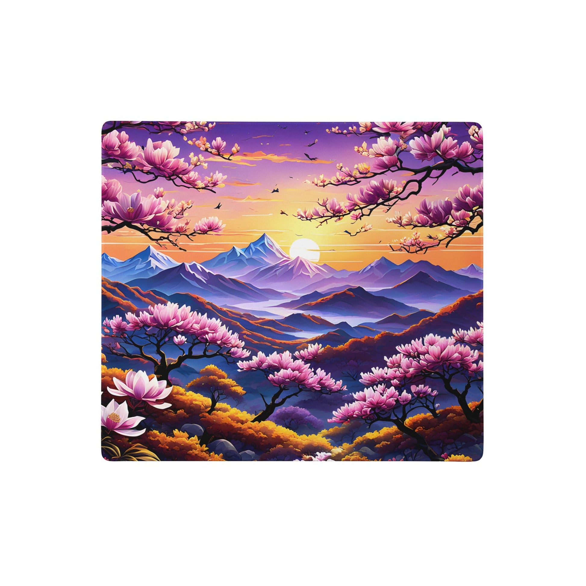 Sunset Over Pink Landscape II Gaming Mouse Pad - Mouse Pads - Discovery Co.