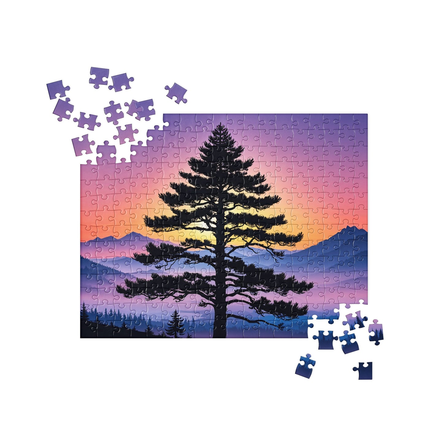 Sunset Tree Jigsaw Puzzle - Puzzle - Discovery Co.