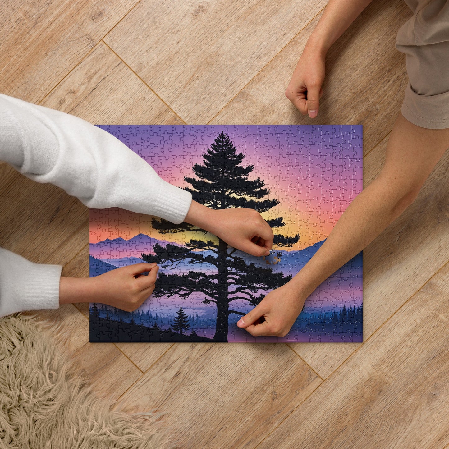 Sunset Tree Jigsaw Puzzle - Puzzle - Discovery Co.