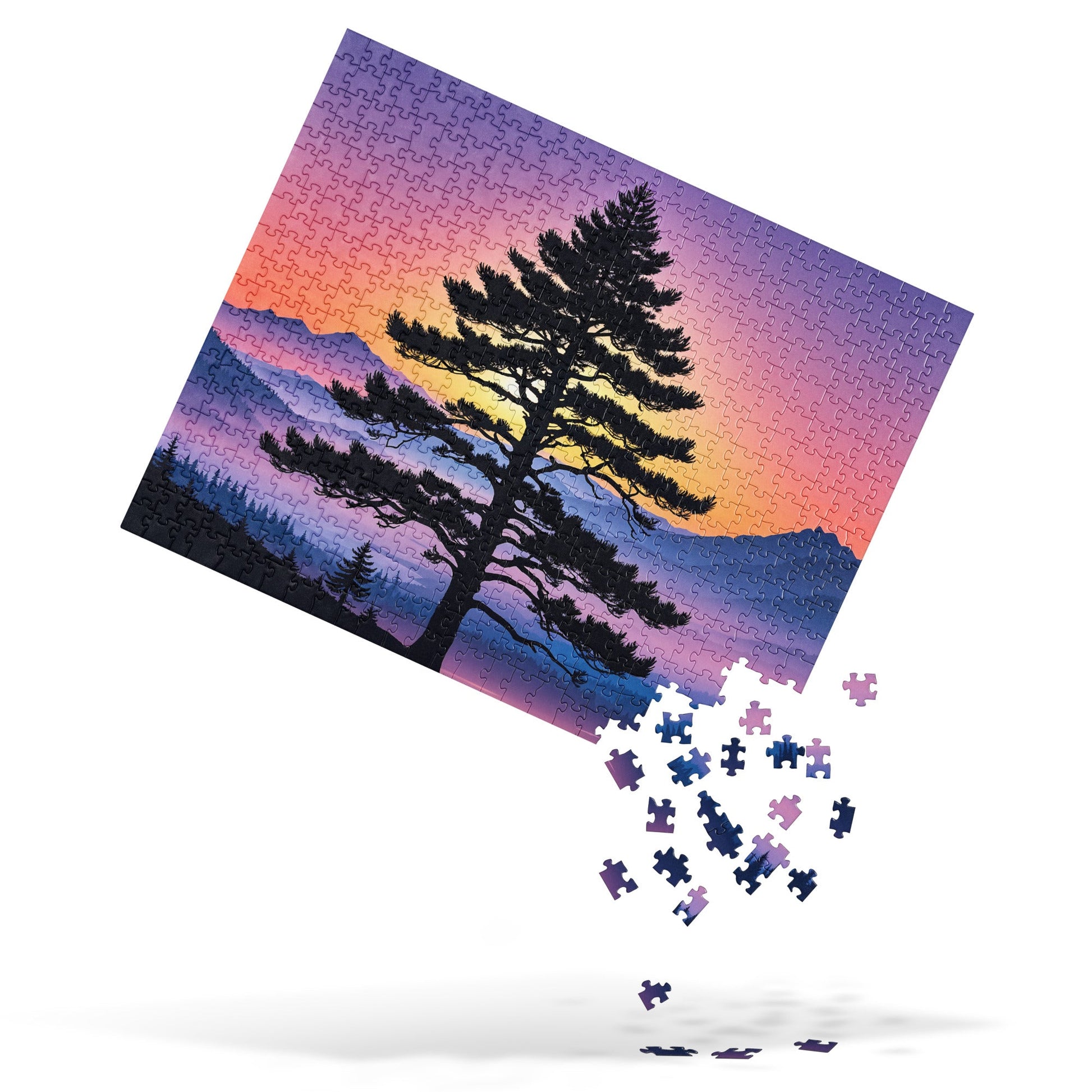 Sunset Tree Jigsaw Puzzle - Puzzle - Discovery Co.