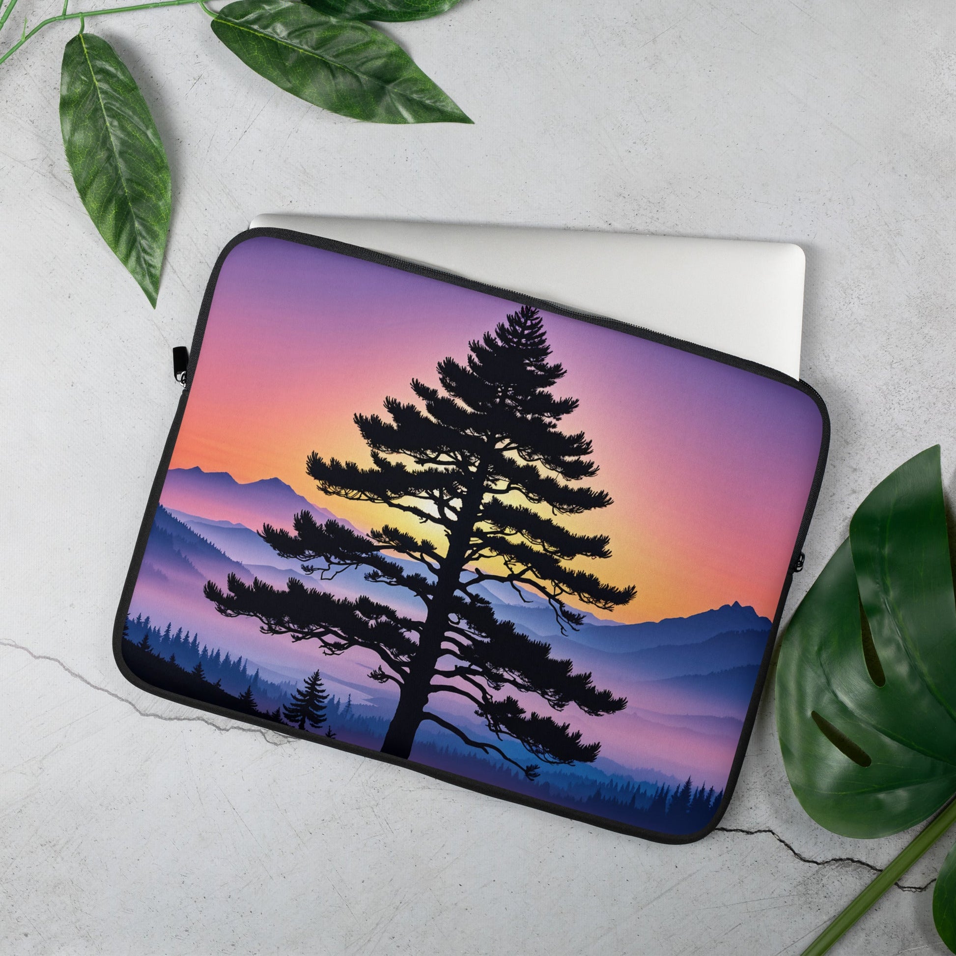 Sunset Tree Laptop Sleeve - Laptop Cases - Discovery Co.