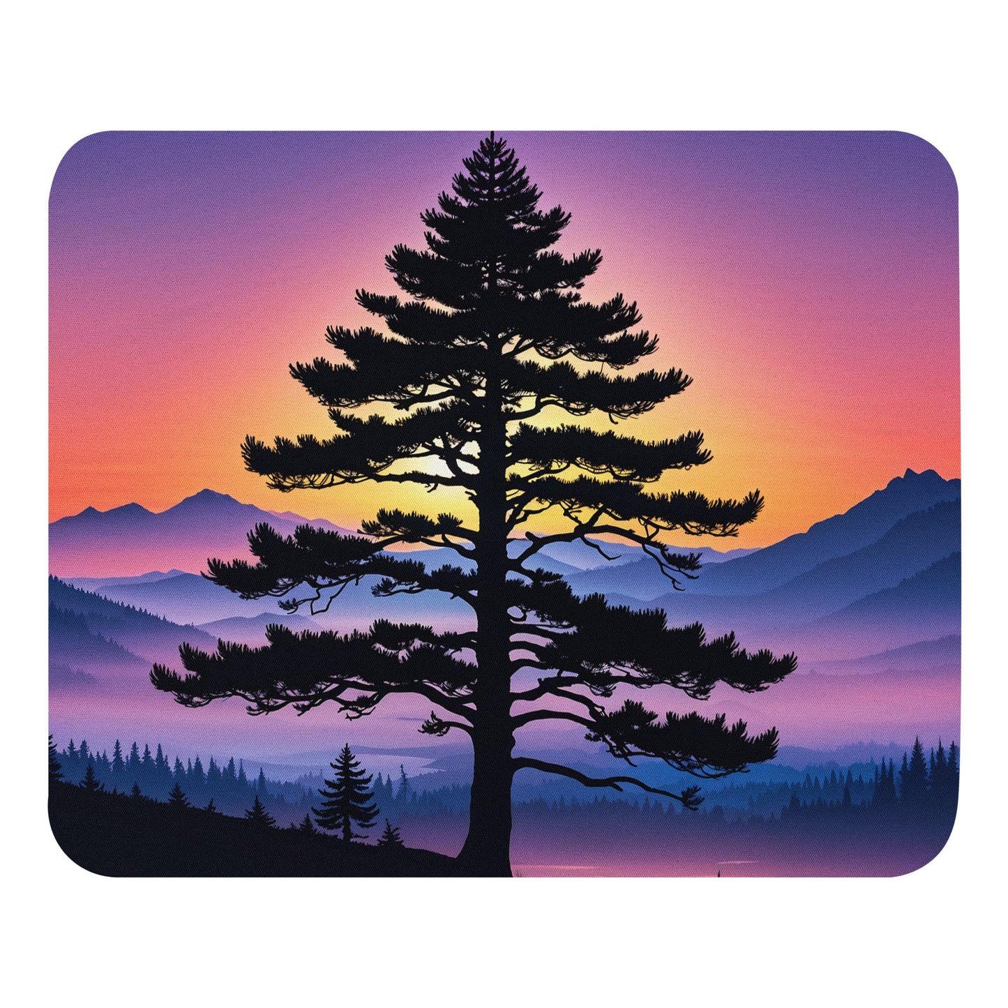 Sunset Tree Mouse Pad - Mouse Pads - Discovery Co.