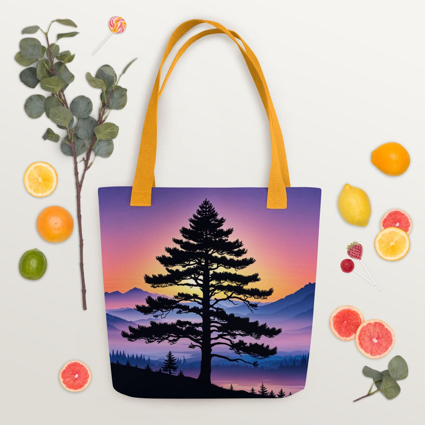 Sunset Tree Tote Bag - Tote Bags - Discovery Co.