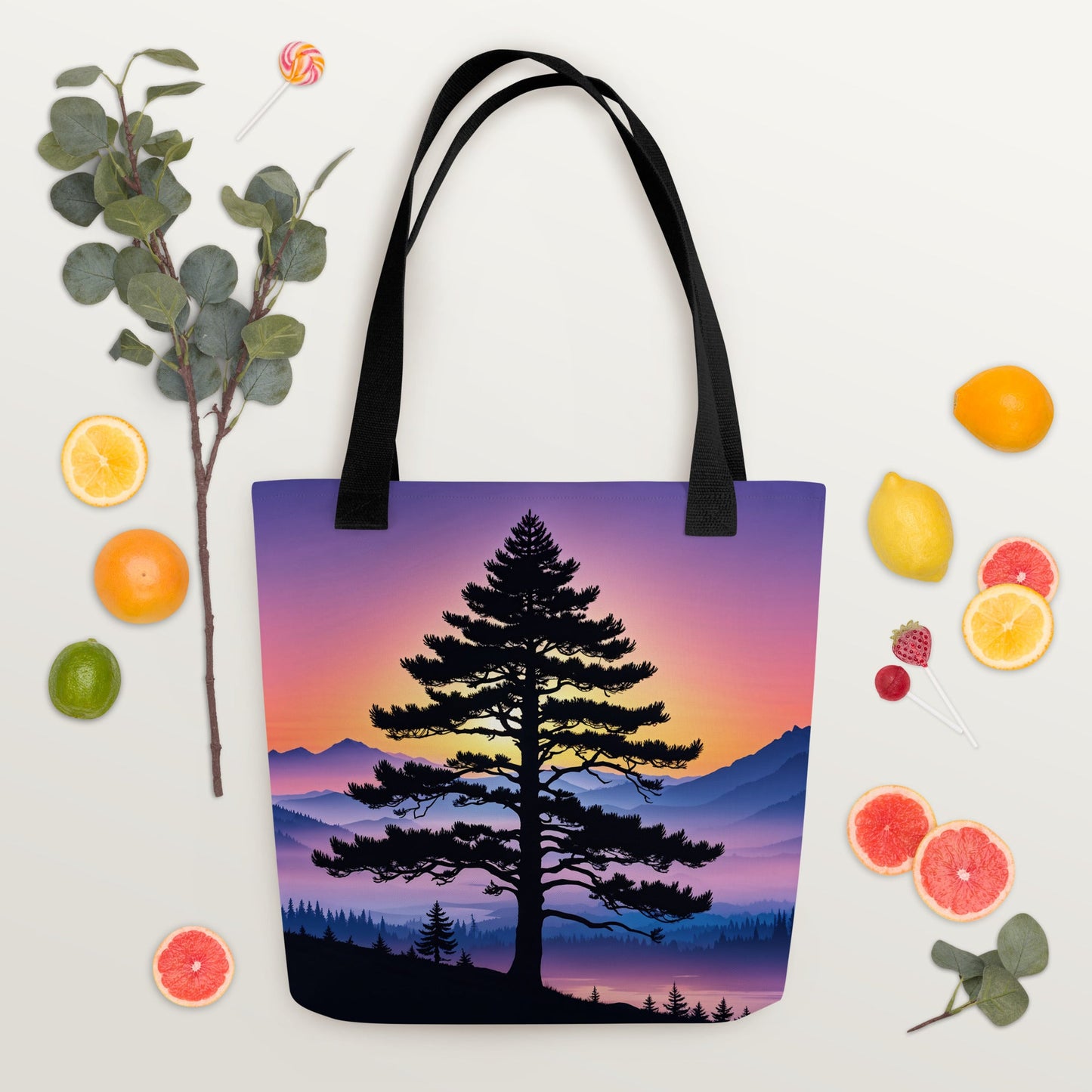 Sunset Tree Tote Bag - Tote Bags - Discovery Co.