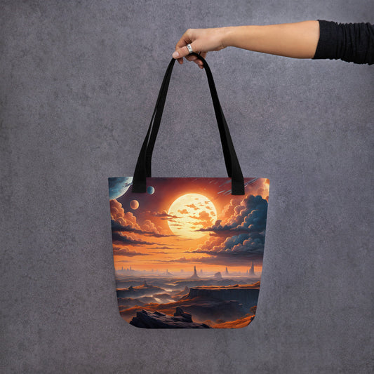 Surreal Sunrise II Tote Bag - Tote Bags - Discovery Co.
