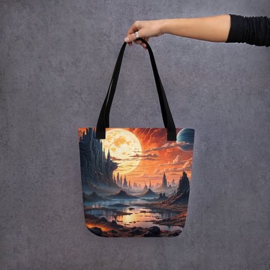 Surreal Sunset IV Tote Bag - Tote Bags - Discovery Co.