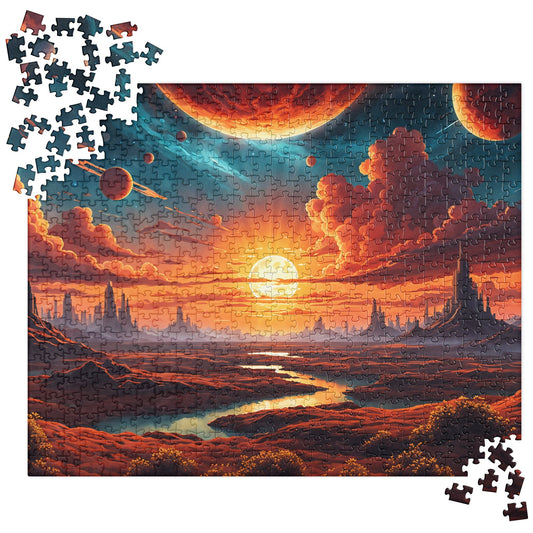 Surreal Sunset Jigsaw Puzzle - Puzzle - Discovery Co.
