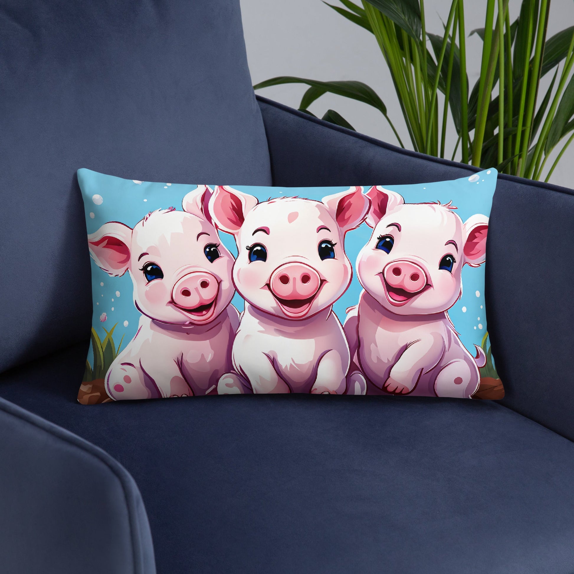 Three Little Pigs Basic Pillow - Pillows - Discovery Co.