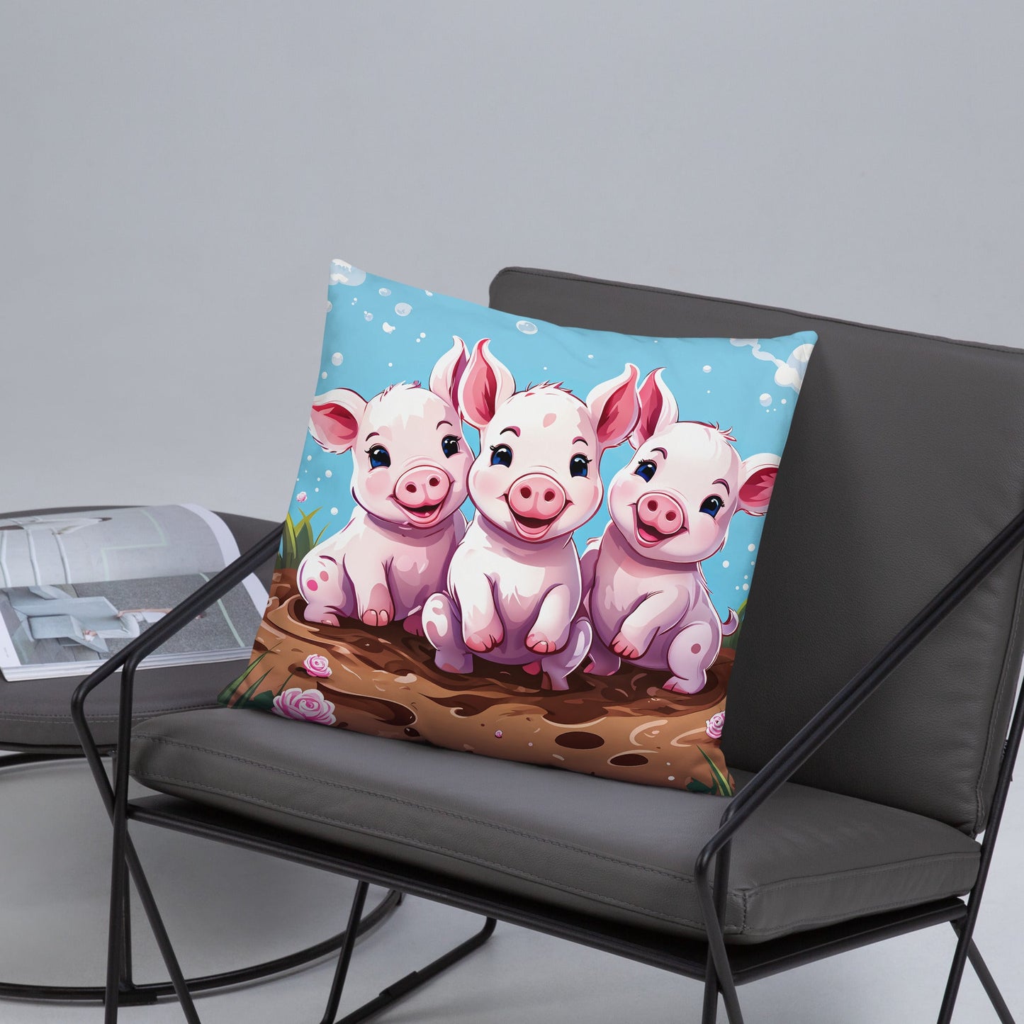 Three Little Pigs Basic Pillow - Pillows - Discovery Co.