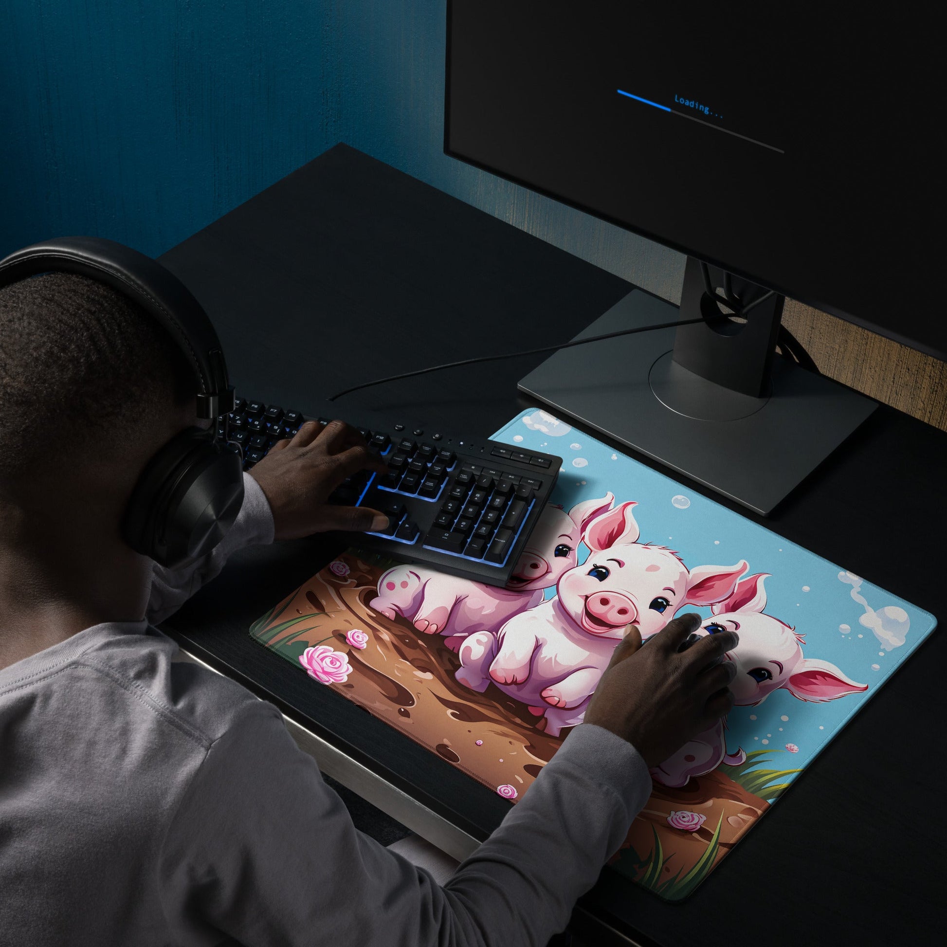 Three Little Pigs Gaming Mouse Pad - Mouse Pads - Discovery Co.