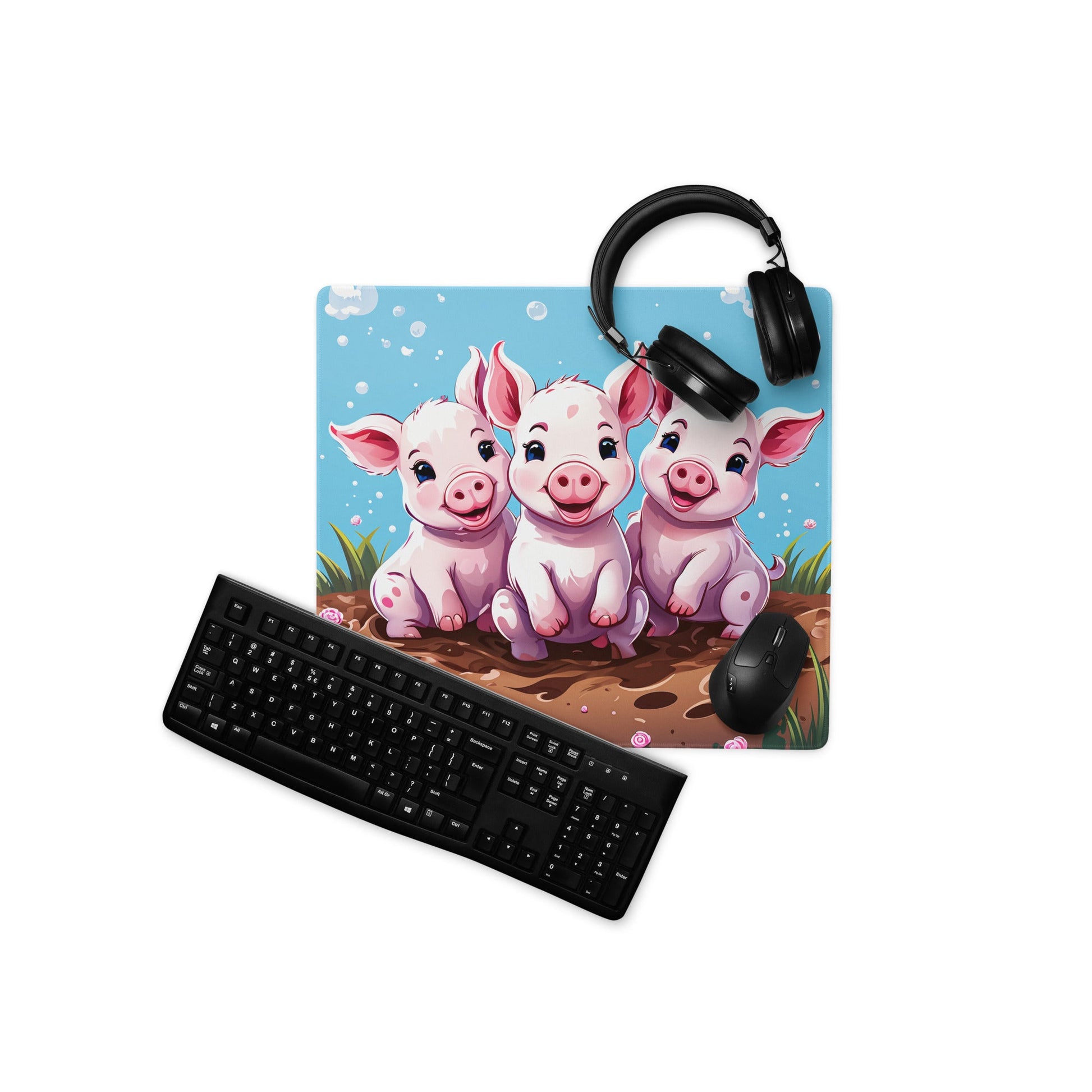 Three Little Pigs Gaming Mouse Pad - Mouse Pads - Discovery Co.