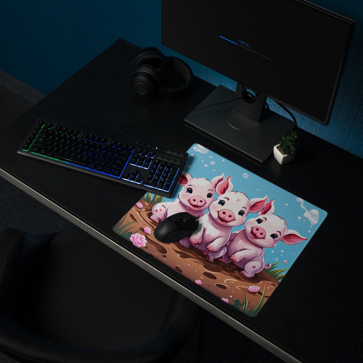 Three Little Pigs Gaming Mouse Pad - Mouse Pads - Discovery Co.