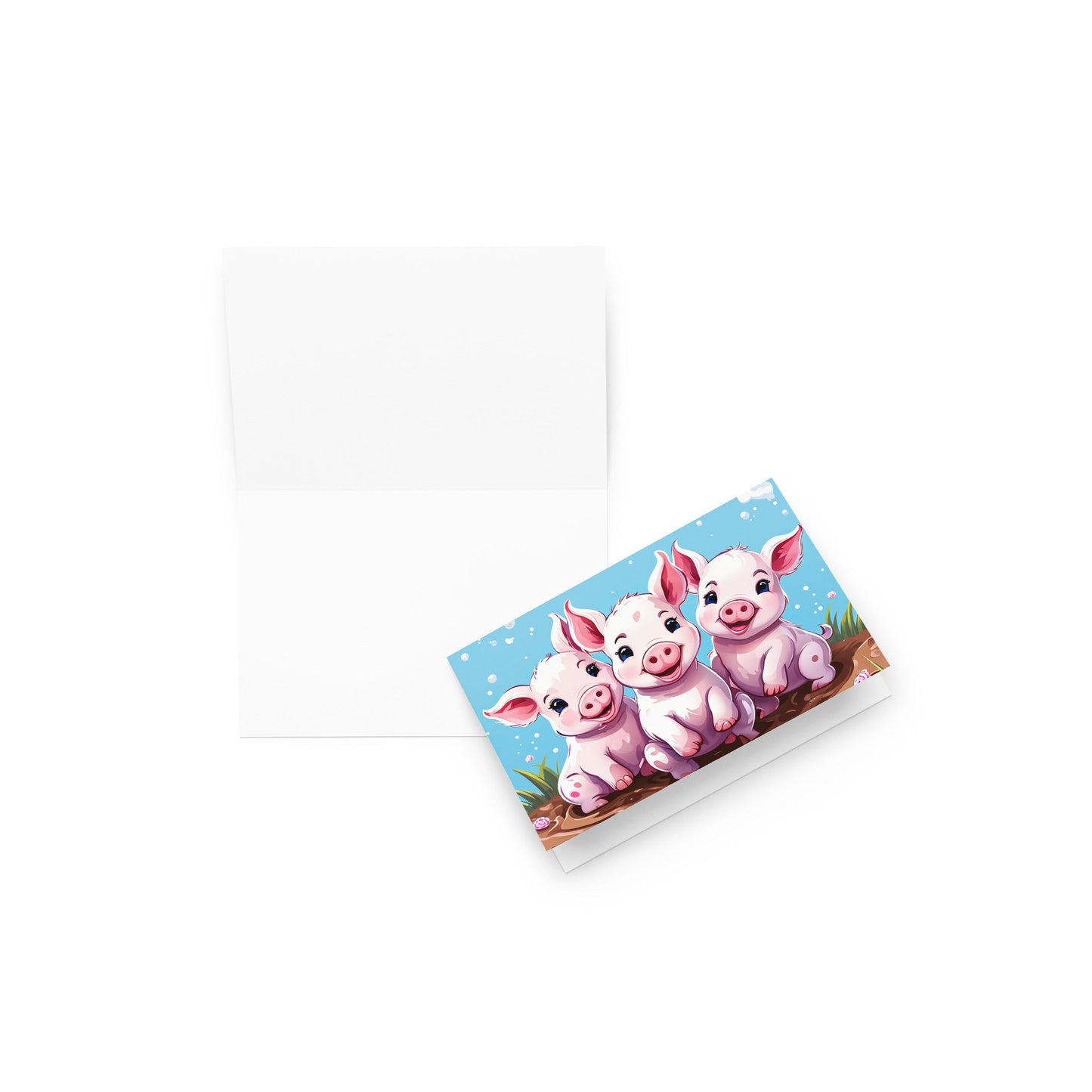 Three Little Pigs Greeting Card - Greeting Card - Discovery Co.