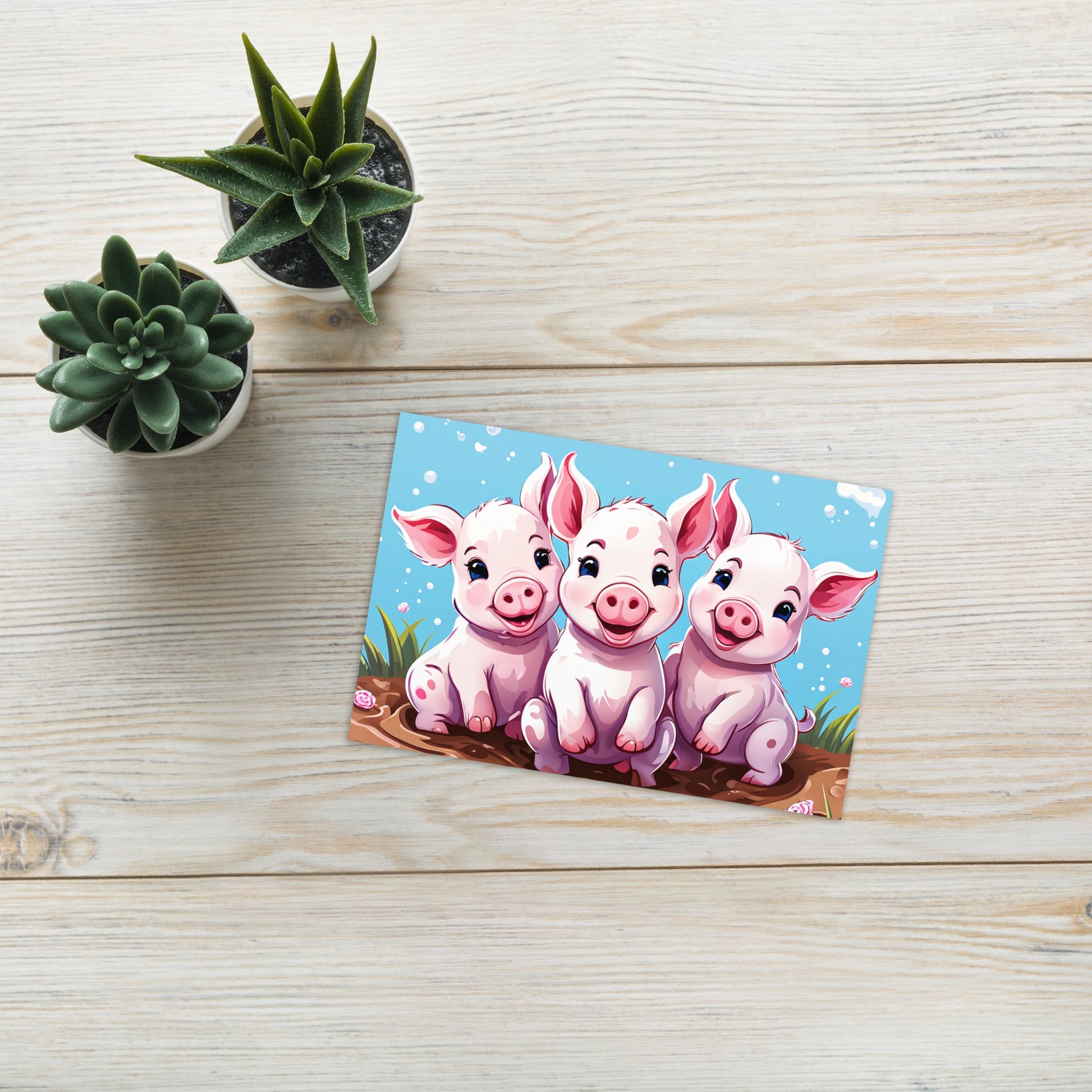 Three Little Pigs Greeting Card - Greeting Card - Discovery Co.