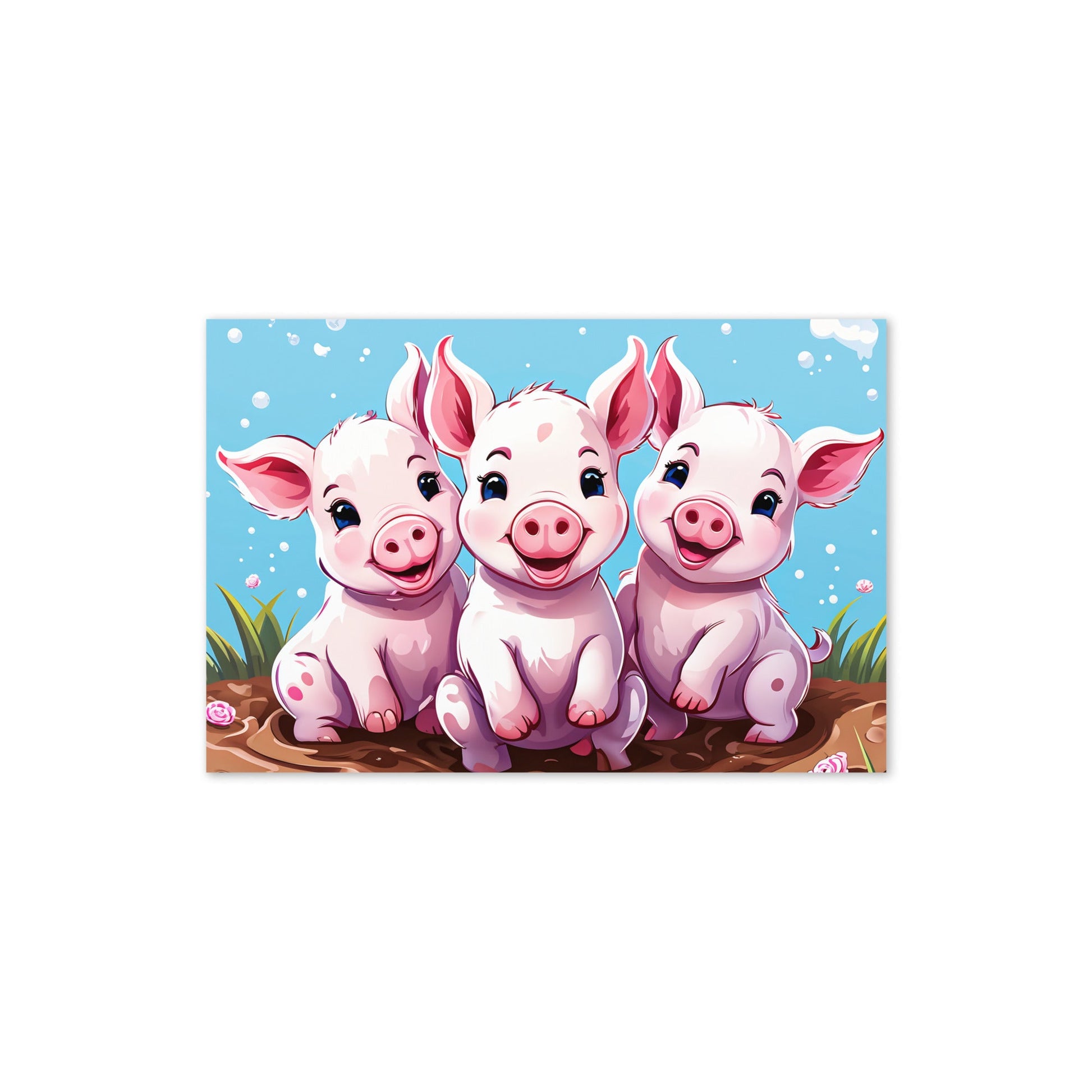 Three Little Pigs Greeting Card - Greeting Card - Discovery Co.