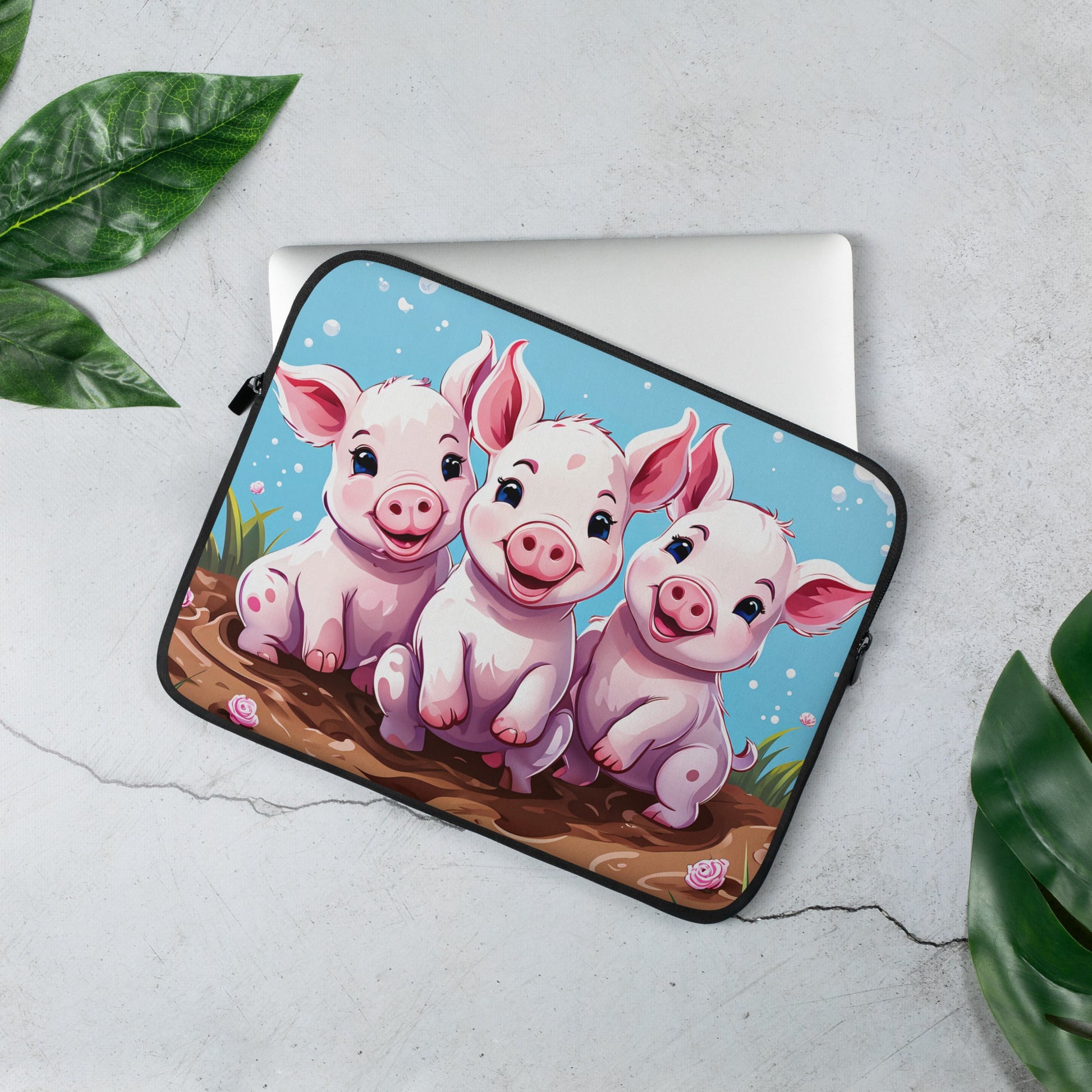 Three Little Pigs Laptop Sleeve - Laptop Cases - Discovery Co.