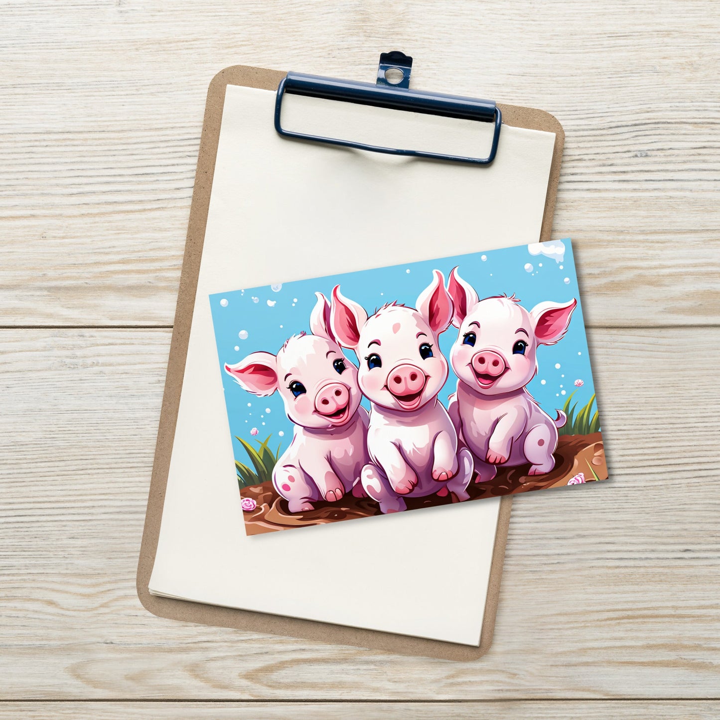 Three Little Pigs Standard Postcard - Post Cards - Discovery Co.