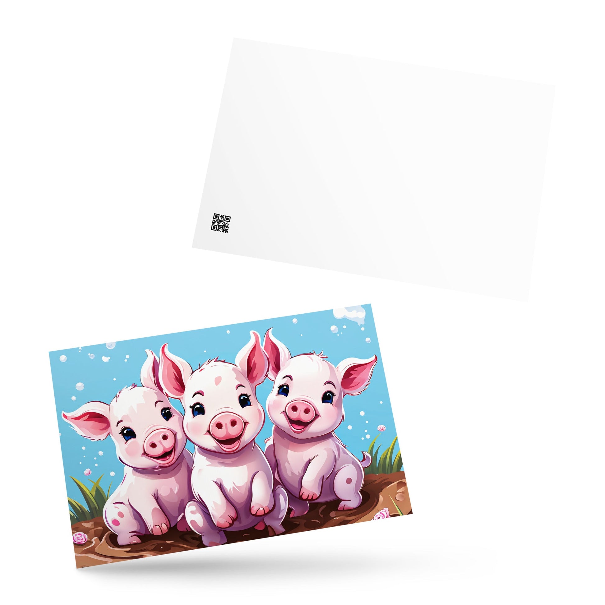 Three Little Pigs Standard Postcard - Post Cards - Discovery Co.