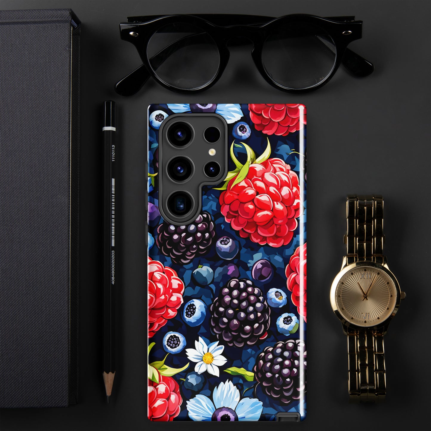 Berries and Flowers Tough Case For Samsung® - Phone Case - Discovery Co.