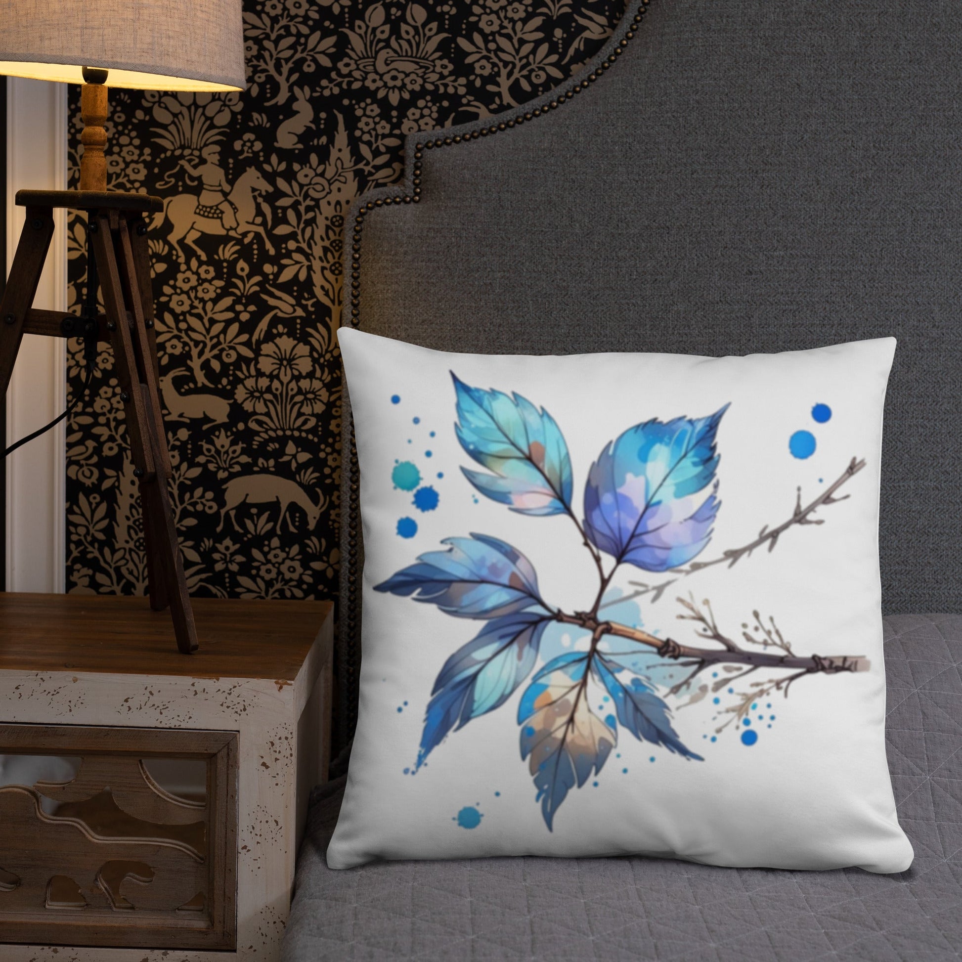 Tree Branch Watercolor Art Basic Pillow - Pillows - Discovery Co.